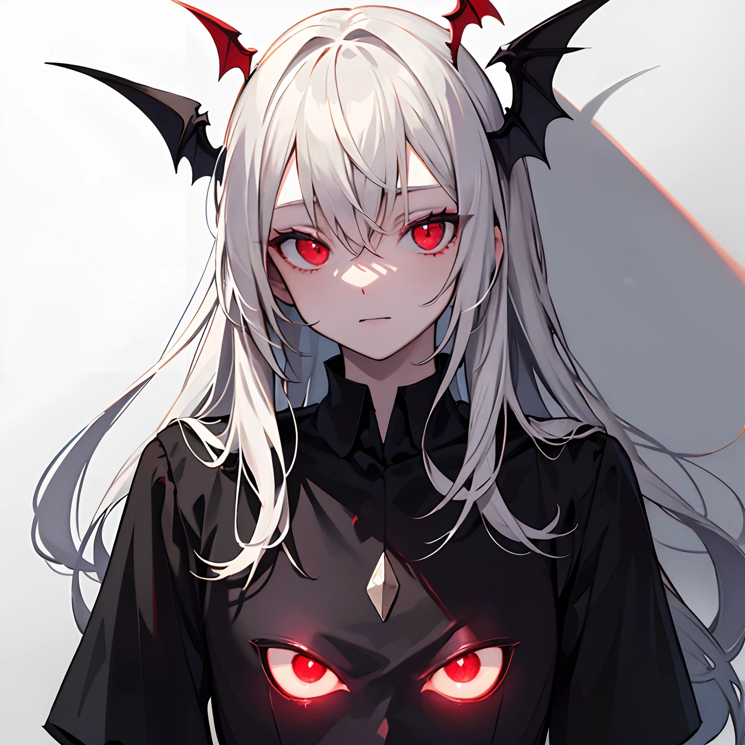 8k, Best Quality, Masterpiece, vampire, man, glowing red eyes, detailed eyes, wallpaper,