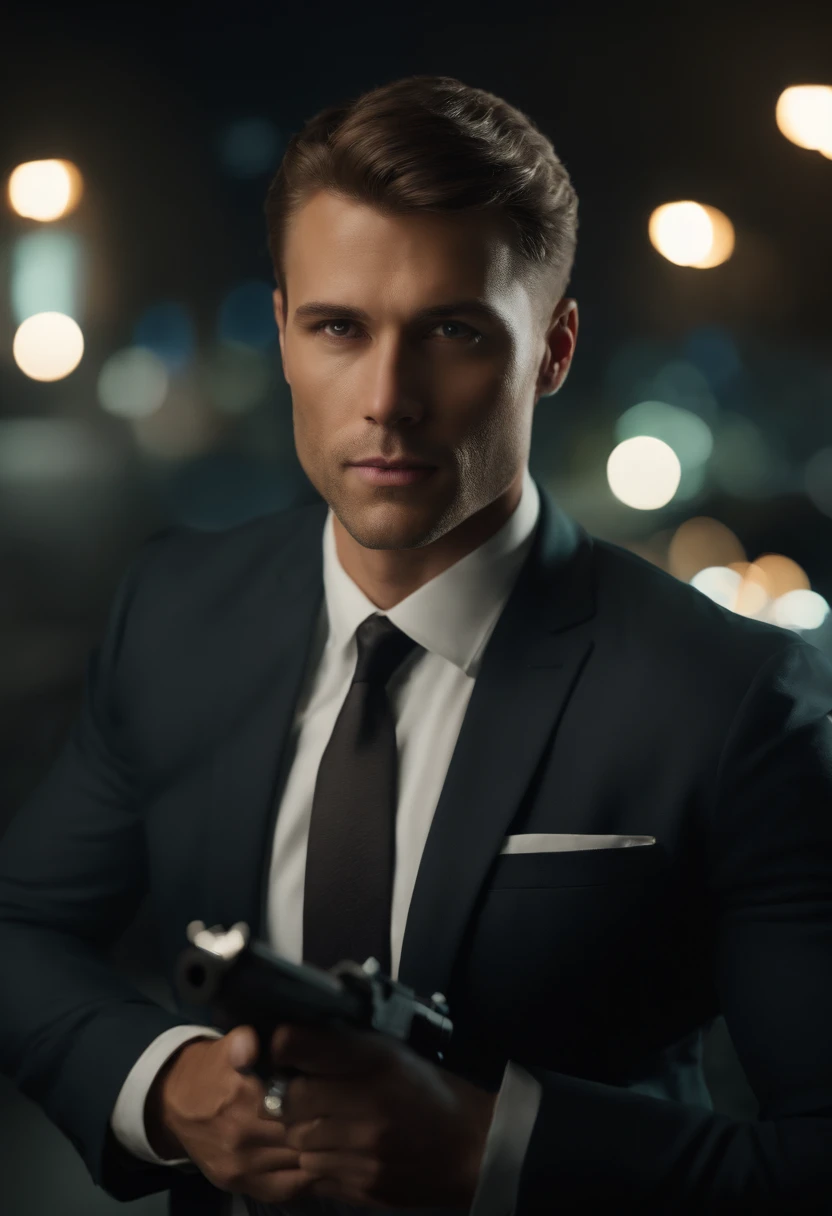 (best quality,4k,8k,highres,masterpiece:1.2),ultra-detailed,(realistic,photorealistic,photo-realistic:1.37),professional,vivid colors,bokeh,portraits,realistic lighting,studio lighting,HDR,UHD
Person one:
- Beautiful detailed green eyes
- Sharp and defined facial features
- Serious expression on the face
- FBI agent badge on the waist
- Wearing a tailored black suit with a crisp white shirt and a tie
- Holding a gun in a professional and confident manner
- Standing in a powerful pose, showcasing authority
- Background: An urban cityscape at night, with tall buildings and city lights
Person two:
- Gorgeous hazel eyes with a hint of mystery
- Soft and gentle facial features
- Calm and focused expression on the face
- FBI profiler badge on the waist
- Wearing a professional outfit dress
- Carrying a notepad and a pen, ready to take down notes
- Standing with a relaxed posture, observing the surroundings
- Background: A dimly lit office with stacks of files and a whiteboard filled with clues and evidence
Color tone:
- A mix of cool and warm tones to create a contrast between the seriousness of the FBI agents and the mysterious atmosphere
Lighting:
- Soft and natural lighting, emphasizing the facial details and expressions of the characters
- Slight shadows to add depth and realism to the scene
Note: Please remember to include (best quality,4k,8k,highres,masterpiece:1.2),ultra-detailed,(realistic,photorealistic,photo-realistic:1.37) and other necessary tags to ensure high-quality and realistic results.and a picture of both people together in a fbi office