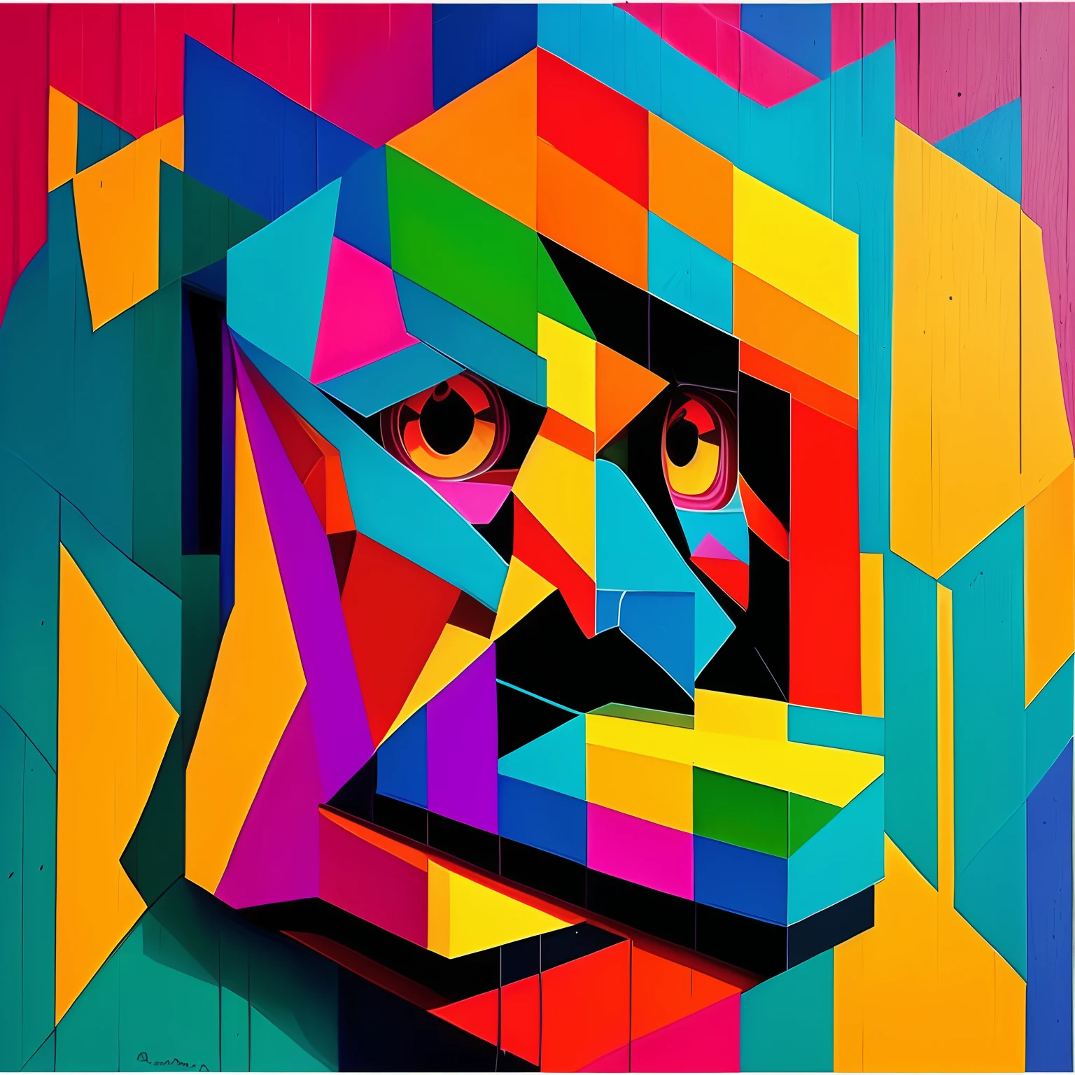 (Bird well saw you), Eduardo Kobra padding ,wall PORTRAIT geometric multidimensional, art, chibi,
yang016k, beautiful, colorful,
masterpieces, top quality, best quality, official art, beautiful and aesthetic,