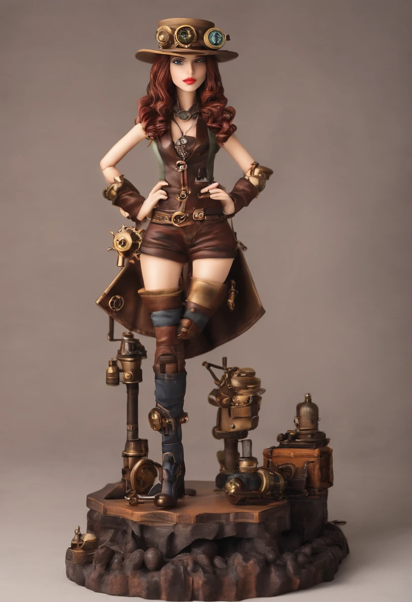 Il y a une femme dans une tenue de steam punk tenant un pistolet, A beautiful steampunk goddess, Steampunk beautiful anime woman, Style fantastique Steampunk, porter une tenue Steampunk, Steampunk Cyberpunk, fille Steampunk, Portrait de Lady Mechanics, Fantaisie Steampunk, Steampunk Pin-Up Fille, Guerrier Steampunk, (Steampunk), ( Steampunk ), Young Girl in Steampunk Clothes, Dans un monde steampunk