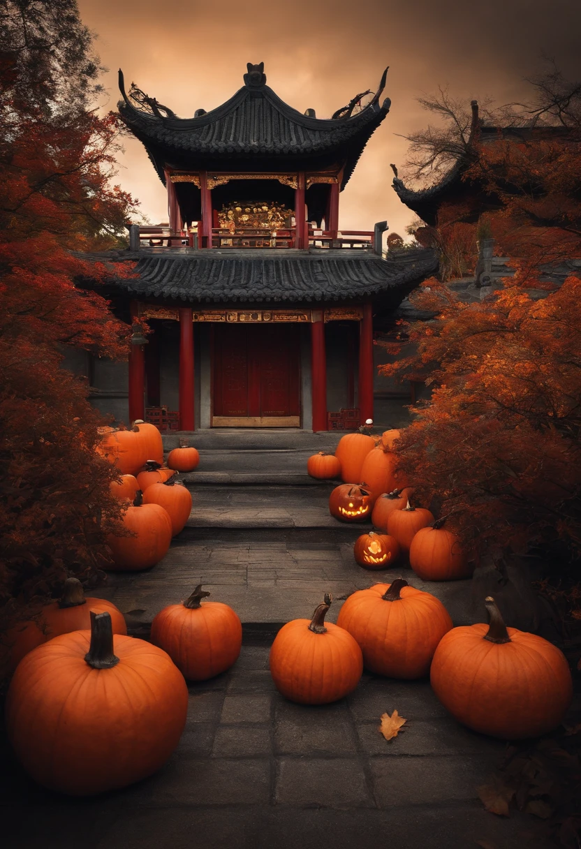 halloween，Chinese elements