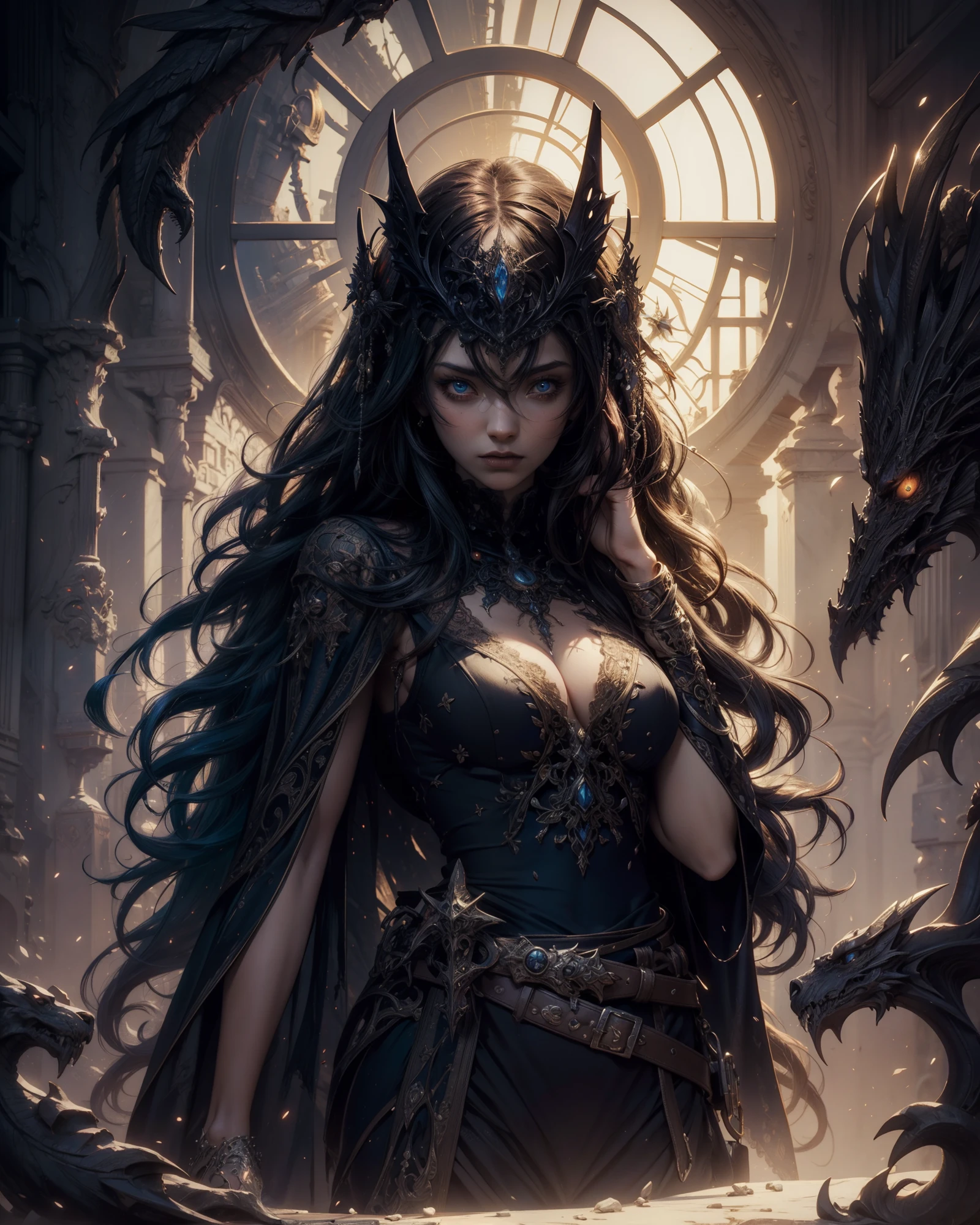 Cosmic, hyper-detailed gothic art, Unreal Engine 5 detailed matte painting, deep color, fantastic, intricate detail, home screen, complementary colors, fantasy concept art, 8k resolution, gothic masterpiece