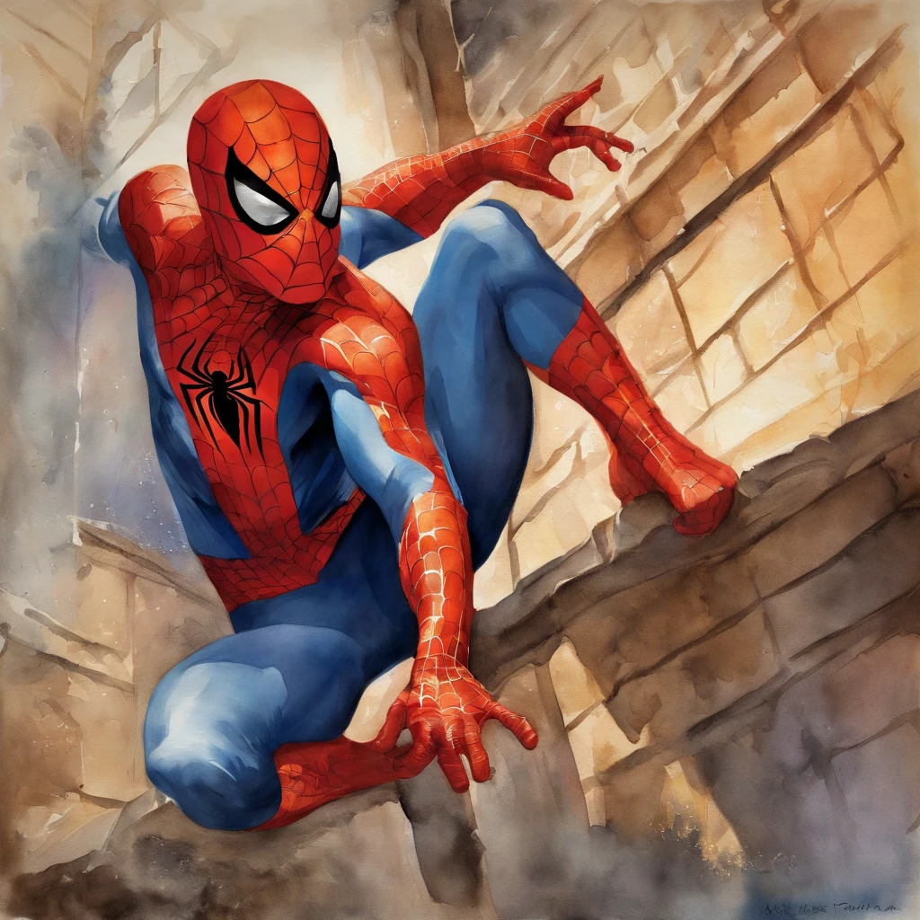 Portrait of Spider-man by Alex Ross