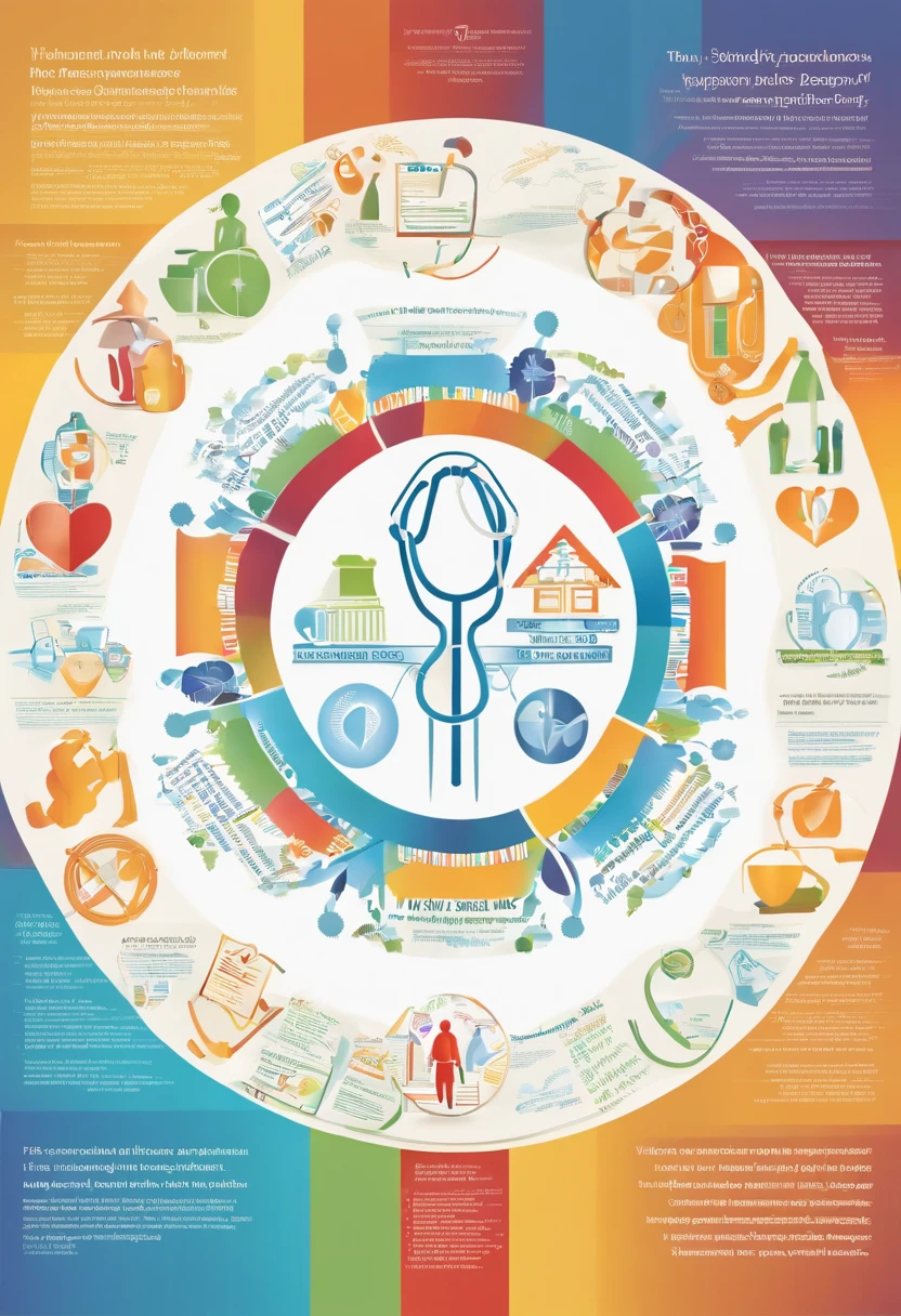 Create a cover for the 'Community Health Worker Course'. The cover should convey a sense of community, Healthcare & Professionalism. Feel free to incorporate relevant symbols or icons, as a stethoscope, a heart, a friendly community or healthcare environment. Be creative and design a cover that will appeal to future students and communicate the importance of this course.