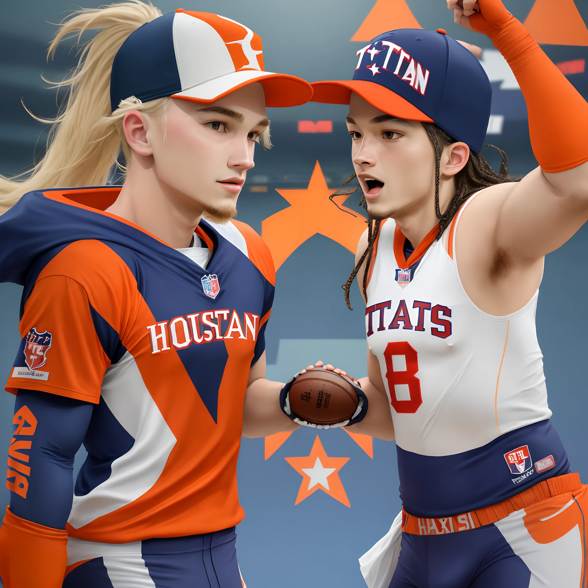 Houston Texans and Houston Astros logo in one