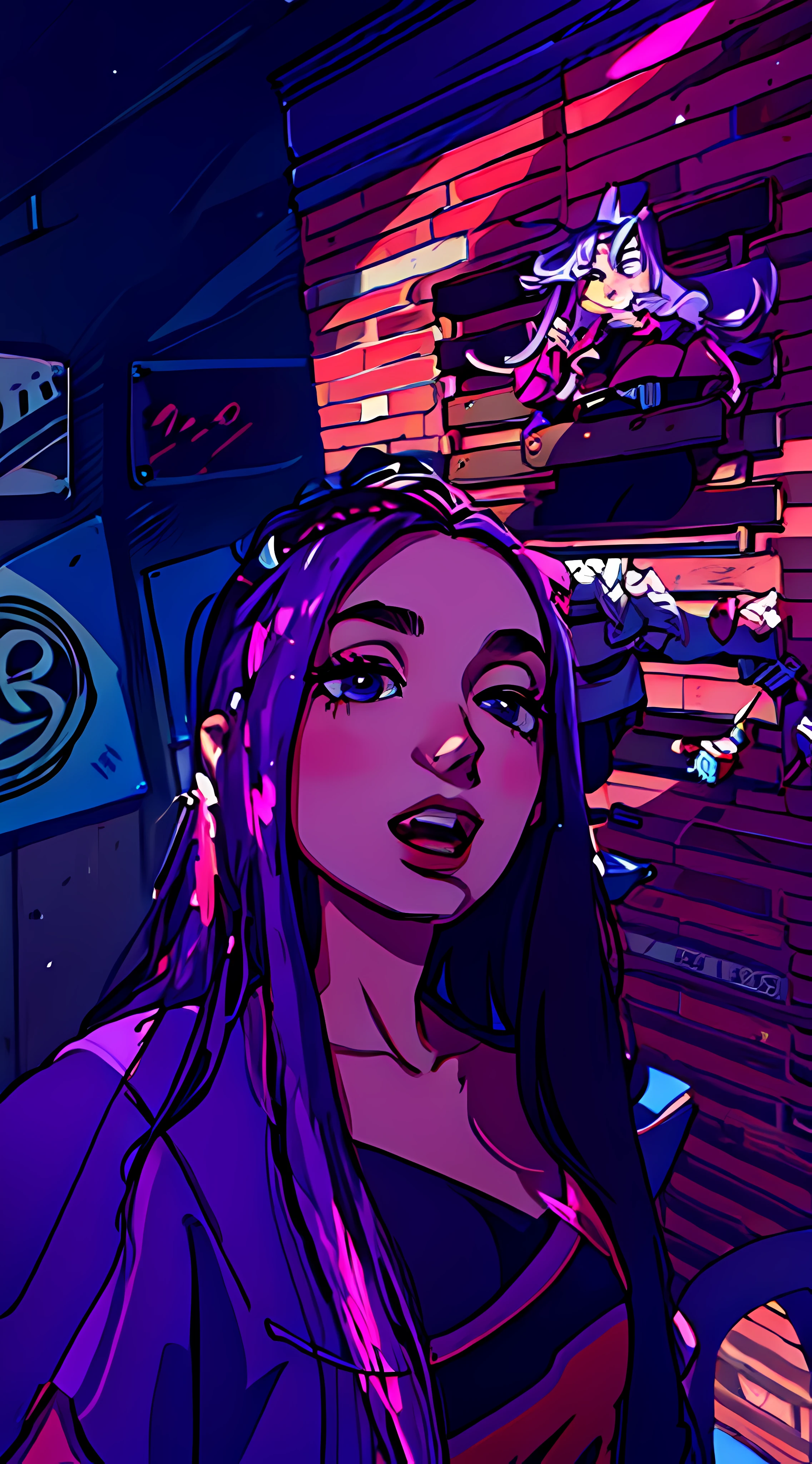 There's a woman with long hair standing in front of a wall, 18 anos, 1 6 anos, 2 2 anos, Valentina Embaralhamento, 21 anos, imagem de perfil, 19-year-old girl, 2 3 anos, 1 9 anos, Parece Fabiula Nascimento, Charli Bowater, Violeta Myers