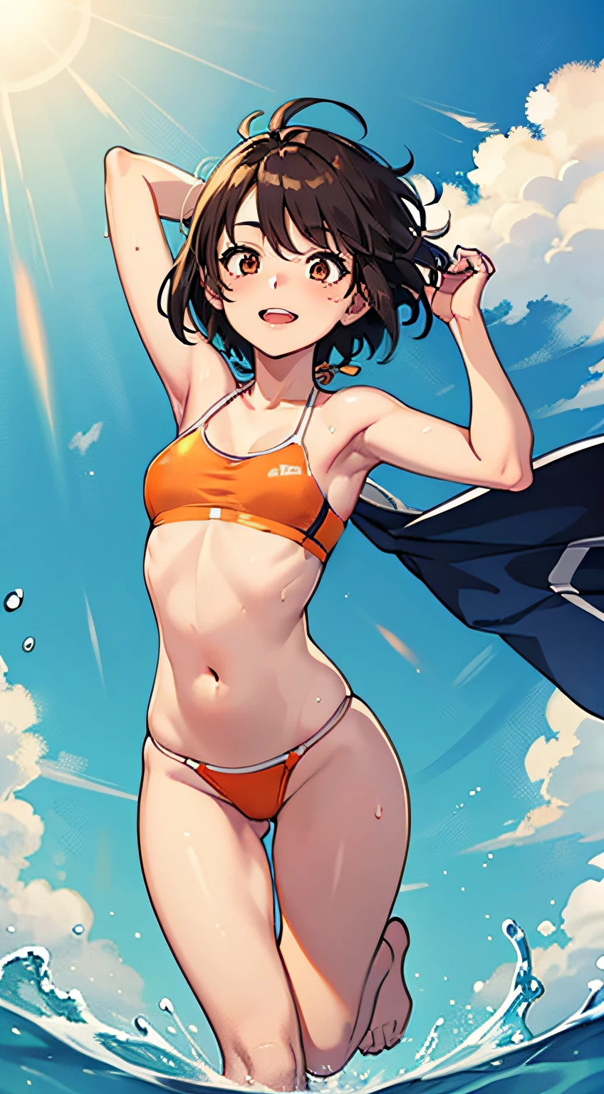 Orange sports bra、orange colors、