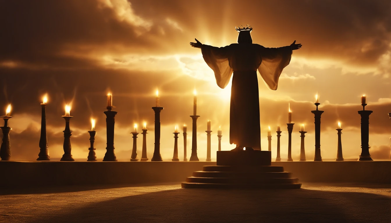 Silhouette of Christ the King