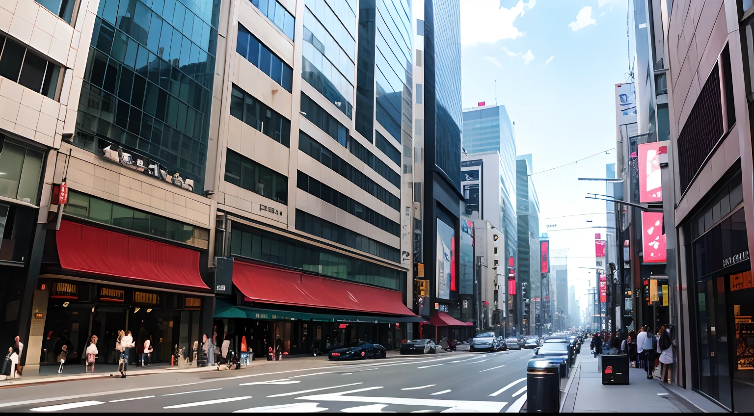 Ginza in the daytime