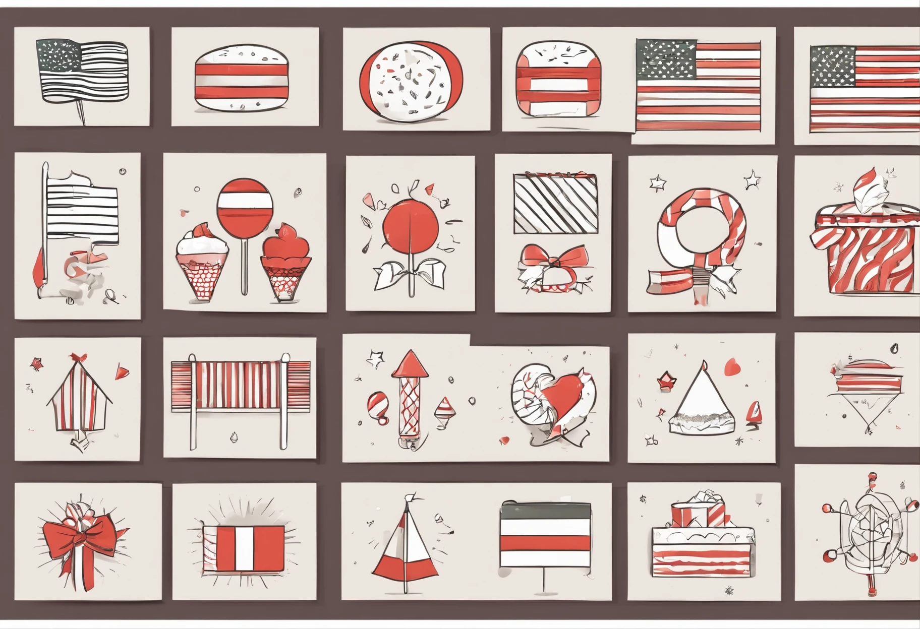 Candy flag