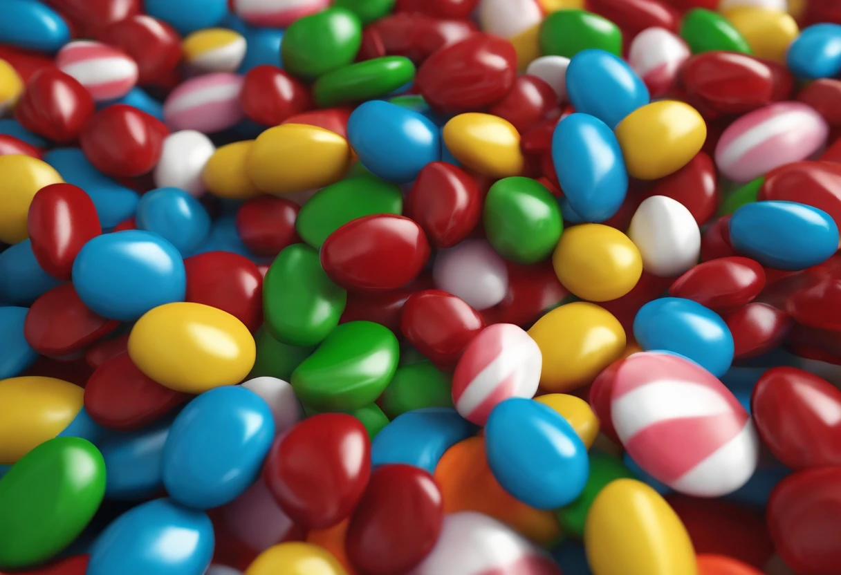 Candy style flag