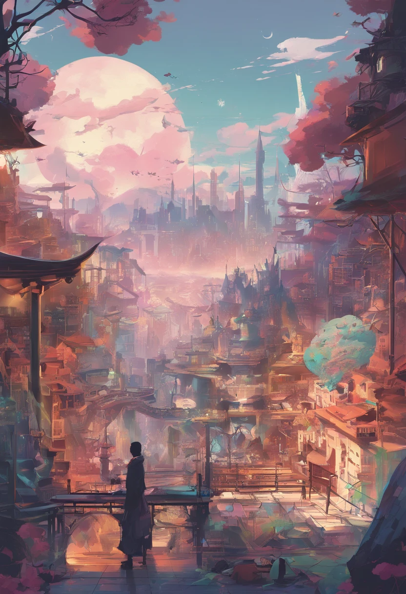 High resolution,Logo logo,graphical,Simple and atmospheric,The background is a solid color,Graphic images,A high resolution,8K dreams build youth, aiming in all directions,Plan the theme of the future of the Career,The logo should be informative、Vivid image,It has strong visual recognition and imagination space