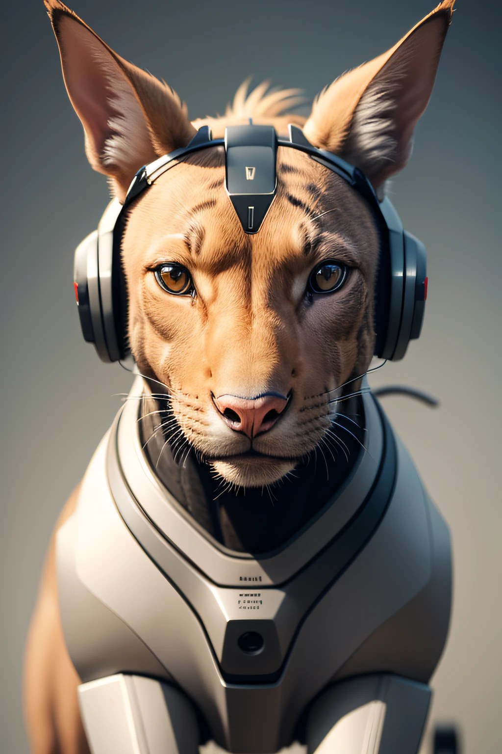 a close up of a robot horse on a gray surface, a robot dog, robot dog, robot animal, cyborg dog, industrial mechanical robot dogs, robotic cat, dachshund robot, boston dynamics, mecha animal, quadruped, robotic pig, concept robot, cyborg camel, a cyborg cat, caracal cyborg, cyborg - pitbull, robot cat, industrial robotic cats , head of cat