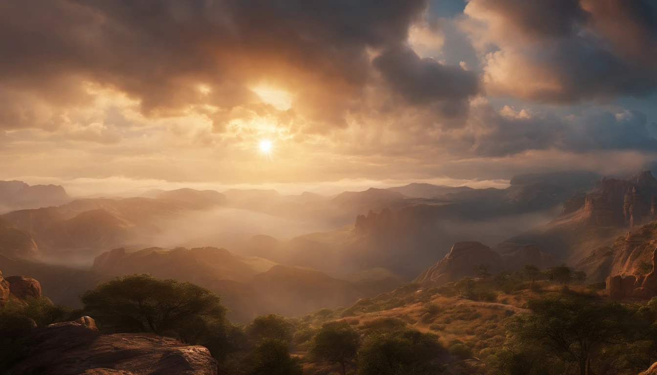 In the clouds, God sits on His heavenly throne and judges many people, A lot of people, Heavenly Throne, Fantastic depictions,(Best Quality,4k,8K,high resolucion,Masterpiece:1.2), Ultra-detailed, (realisitic,Photorealistic,Realistis:1.37), portrait of a, Vivid colors, studio lit, Sharp focus, physics based rendering, extreme detail description, Biblical Topics, majestic atmosphere, radiant light)