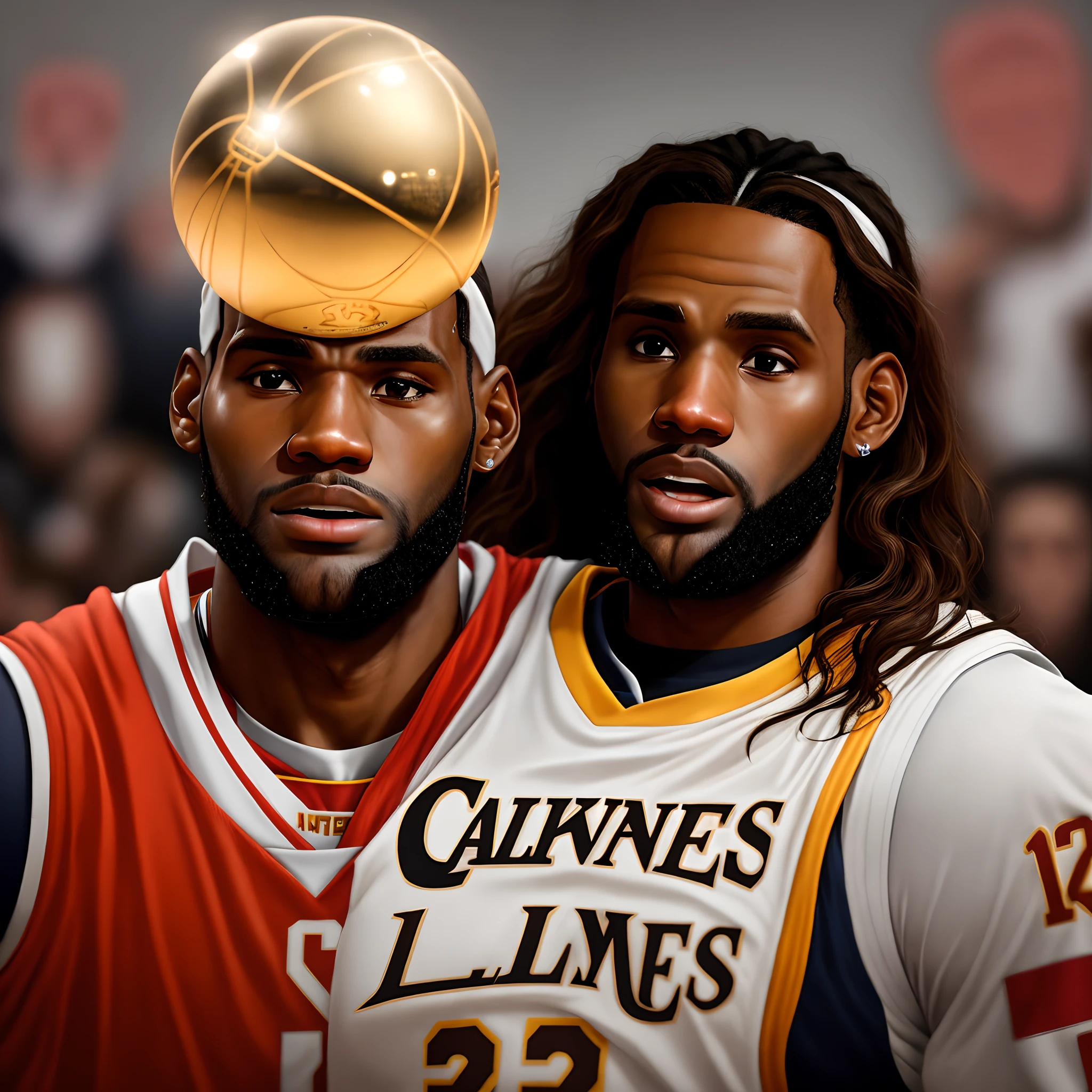 Lebron james as jesus