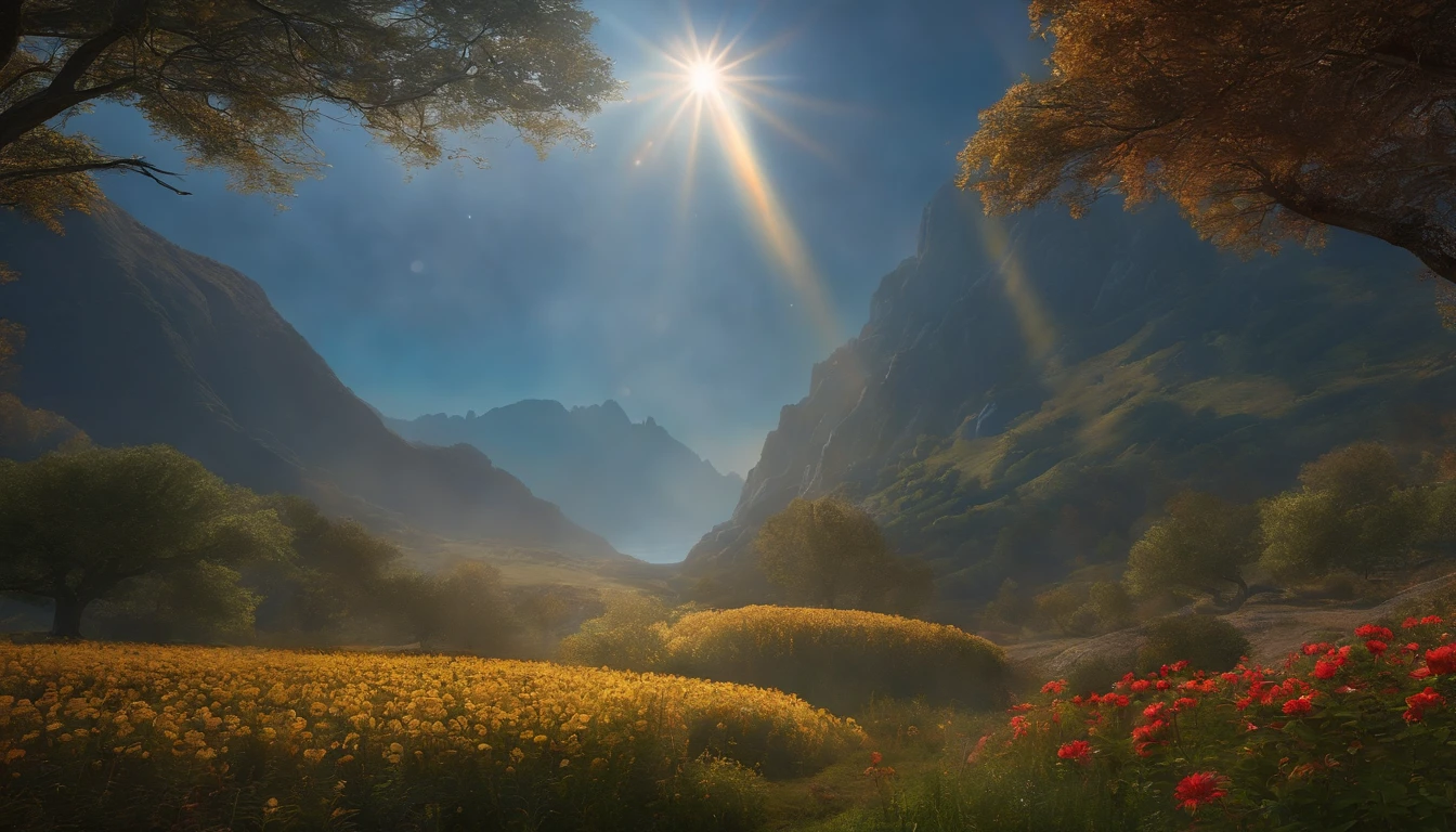 Tens of millions of people in the air singing praises to God, Fantastic depictions,(Best Quality,4k,8K,high resolucion,Masterpiece:1.2), Ultra-detailed, (realisitic,Photorealistic,Realistis:1.37), portrait of a, Vivid colors, studio lit, Sharp focus, physics based rendering, extreme detail description, Biblical Topics, majestic atmosphere, radiant light)