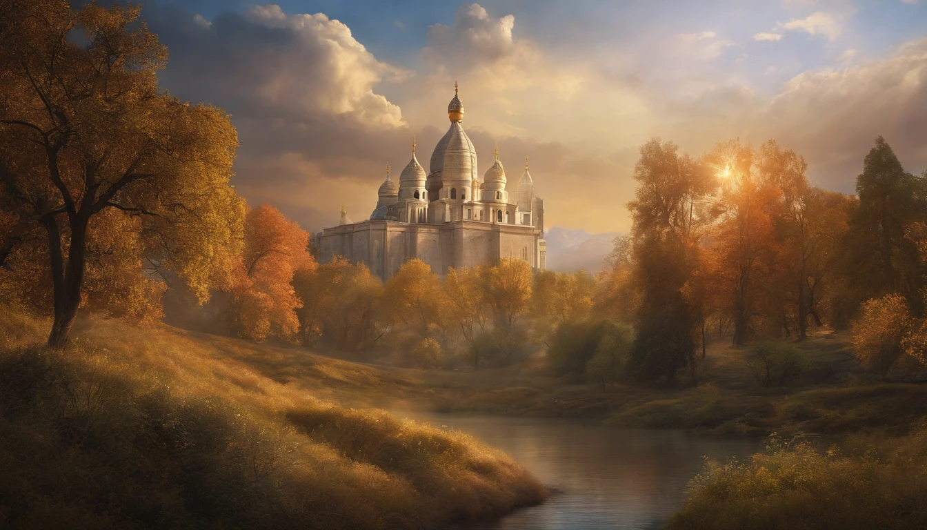 Tens of millions of people in the air singing praises to God, Fantastic depictions,(Best Quality,4k,8K,high resolucion,Masterpiece:1.2), Ultra-detailed, (realisitic,Photorealistic,Realistis:1.37), portrait of a, Vivid colors, studio lit, Sharp focus, physics based rendering, extreme detail description, Biblical Topics, majestic atmosphere, radiant light)