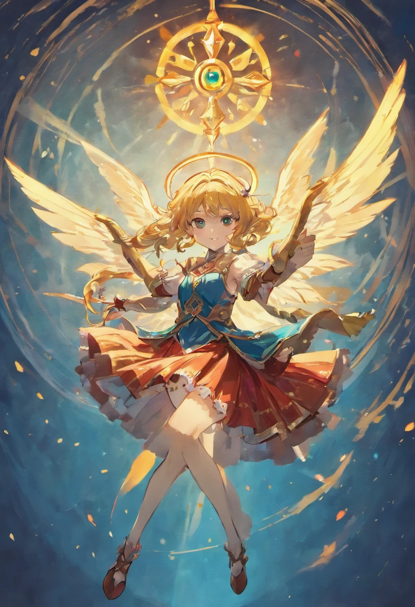 Medieval flying fairy