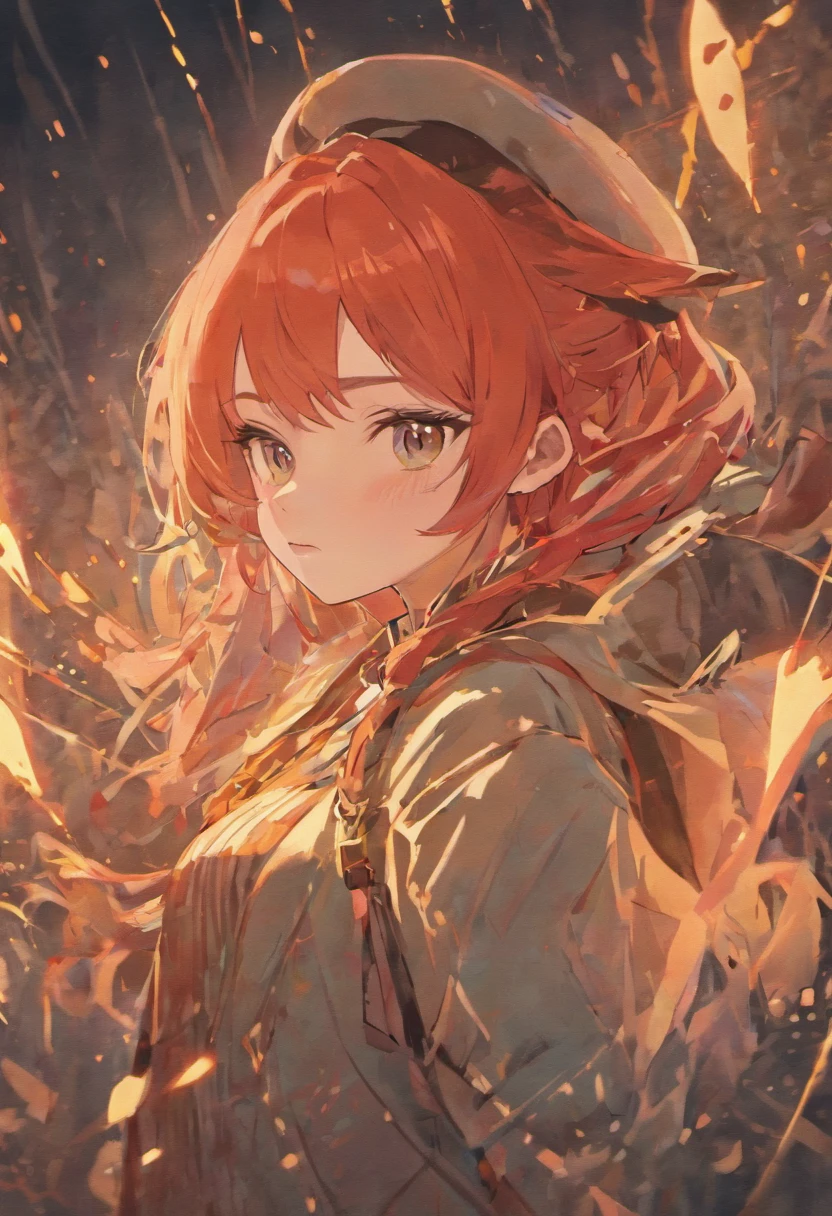 teens girl,redheadwear,Asian people,quadratic element,sci-fy,Firearms