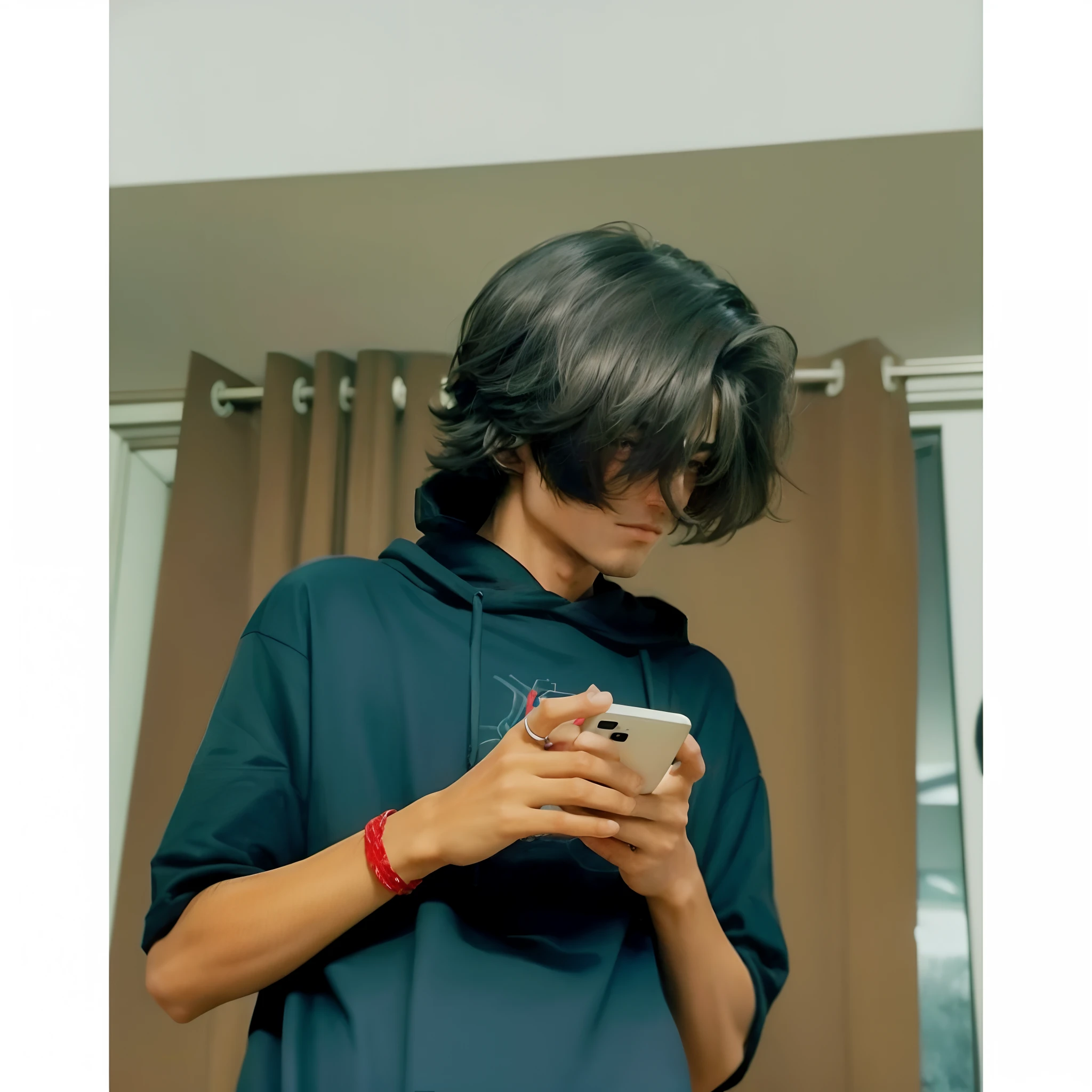 Realistic, High quality, male anime character