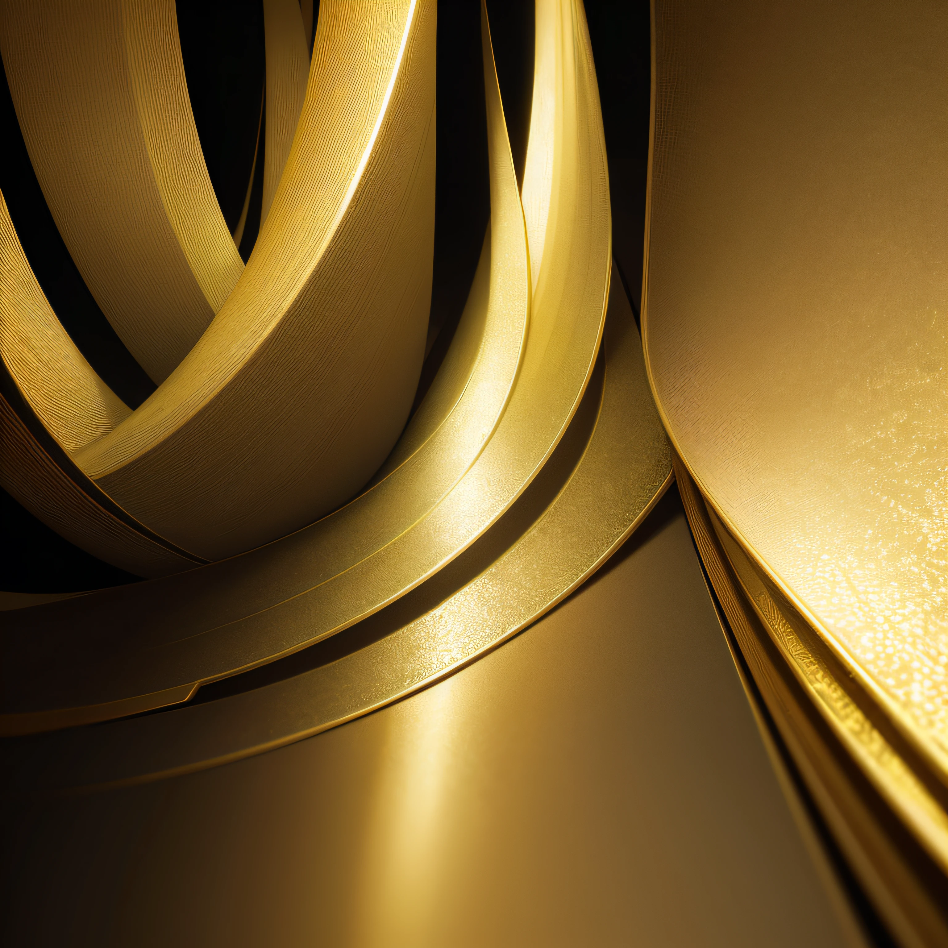 Abstract background for anniversary, mostly green wish a bit of gold, texturiezed with grain