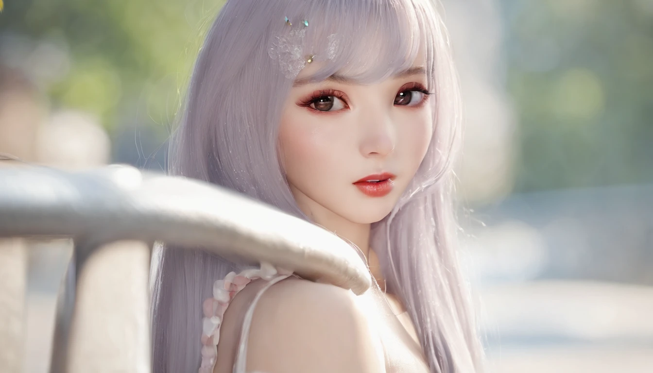 Shiina midday, classroom, uniform, highest quality, highly detailed, realistic shadows, realistic textureLight pink hair, blunt bangs, asymmetrical hair, long hair, wavy hair, blue eyes, facial hair, close-up, UHD, anatomically correct, textured skin, high details, 1080P ,爆乳,Pubic hair shows through,big cuvy hips,Dewy,with an antique feel,snowflower,with no underpants,Bare chest,Dewy,Naked body,tit,pantyless,No underwear,Naked,don't have clothes,The stand upright