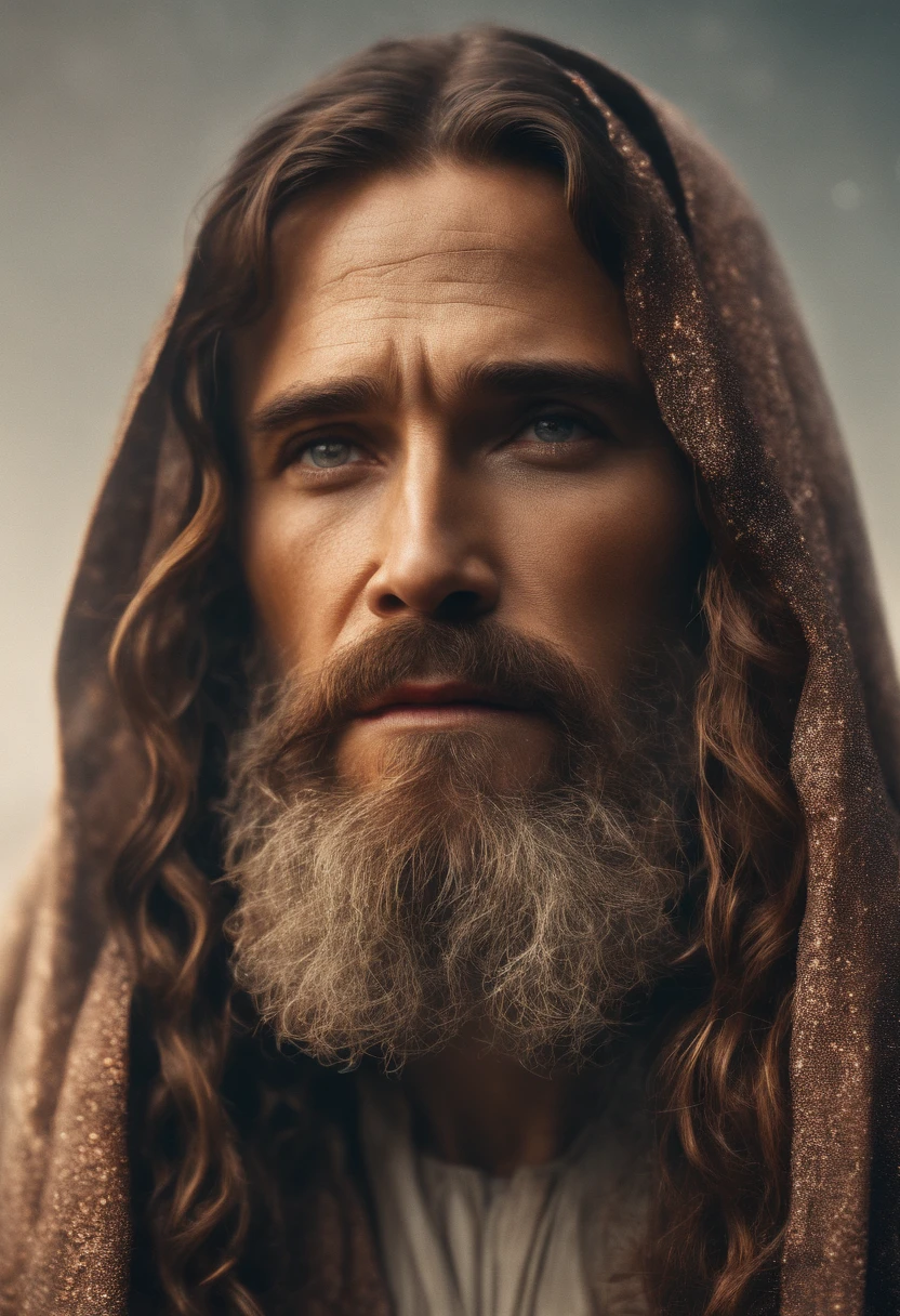 (symmetry),centered,a ((close)) up portrait,(Jesus),a very thin white prime man with long hair and a beard,wearing a long white robe,35mm,natural skin,clothes detail, 8k texture, 8k, insane details, intricate details, hyperdetailedhighly detailed,realistic,soft cinematic light,HDR,sharp focus, ((((cinematic look)))),intricate, elegant, highly detailed