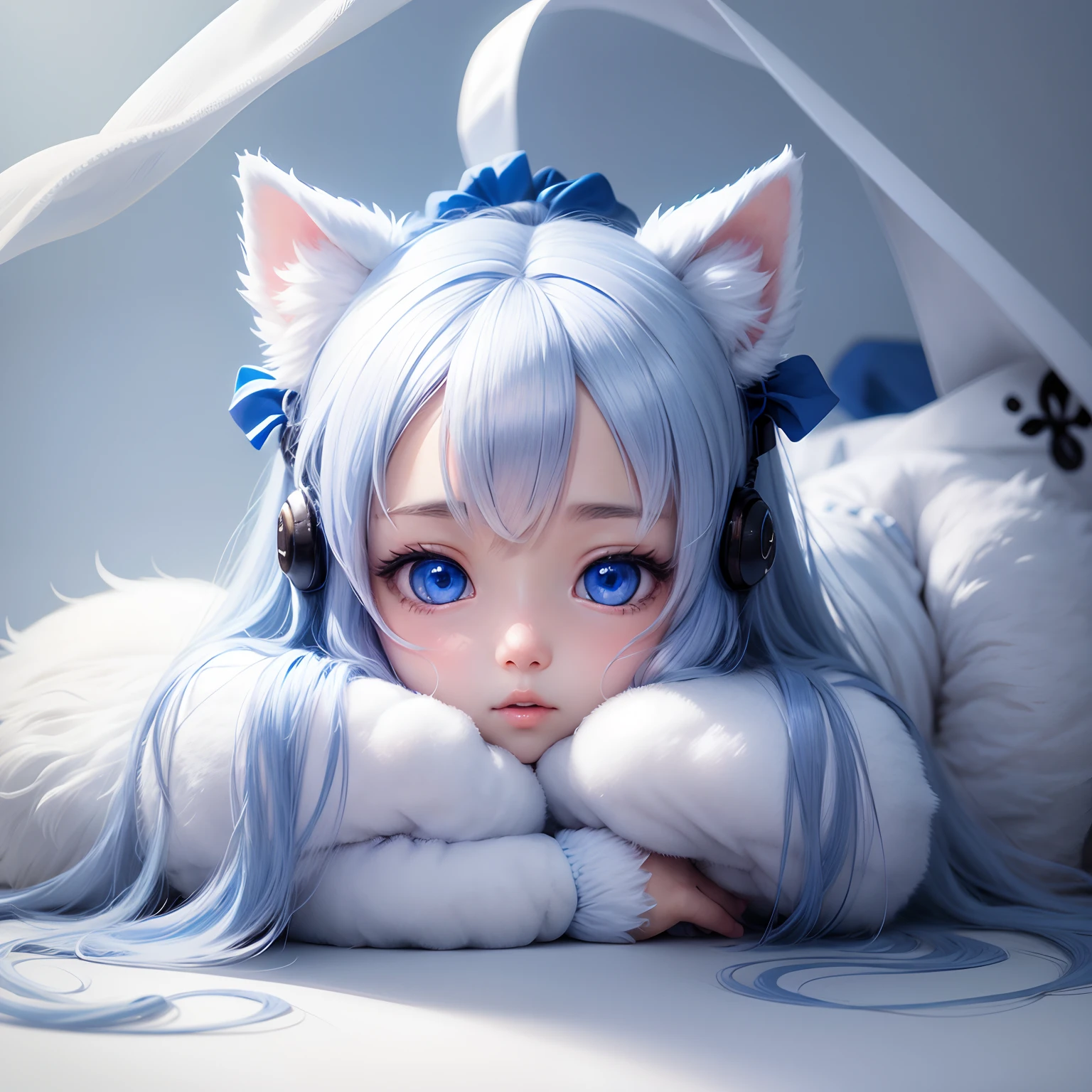 a 9 month old baby, cute, blue eyes, realistic, close UP, FHD --auto --s2