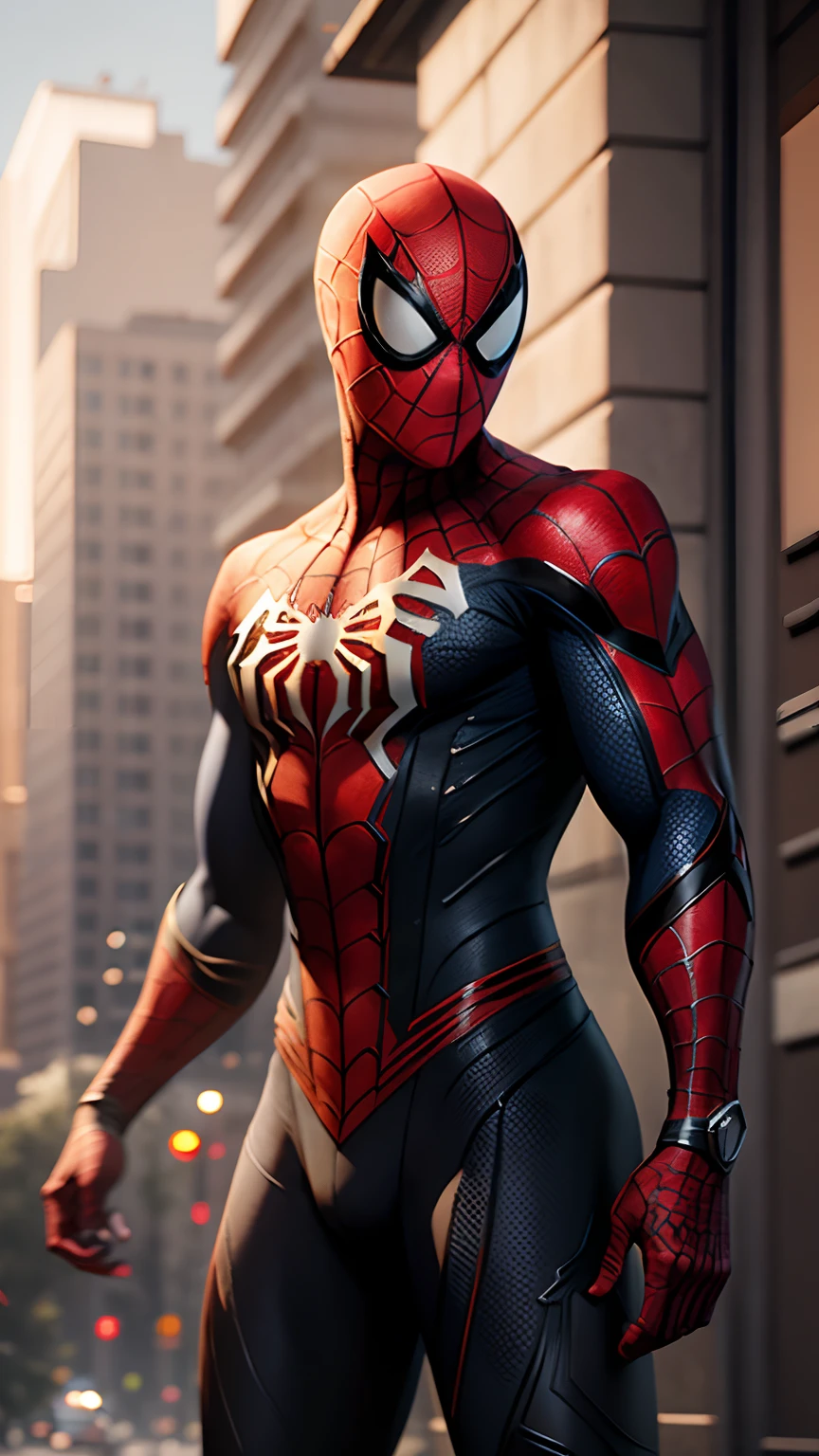 Spiderman fullbody ((unreal engine 5))