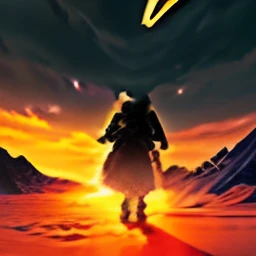 Pikachu, fighting, darth vader, lightsaber battle, desert, stormy sky, rain, lightning