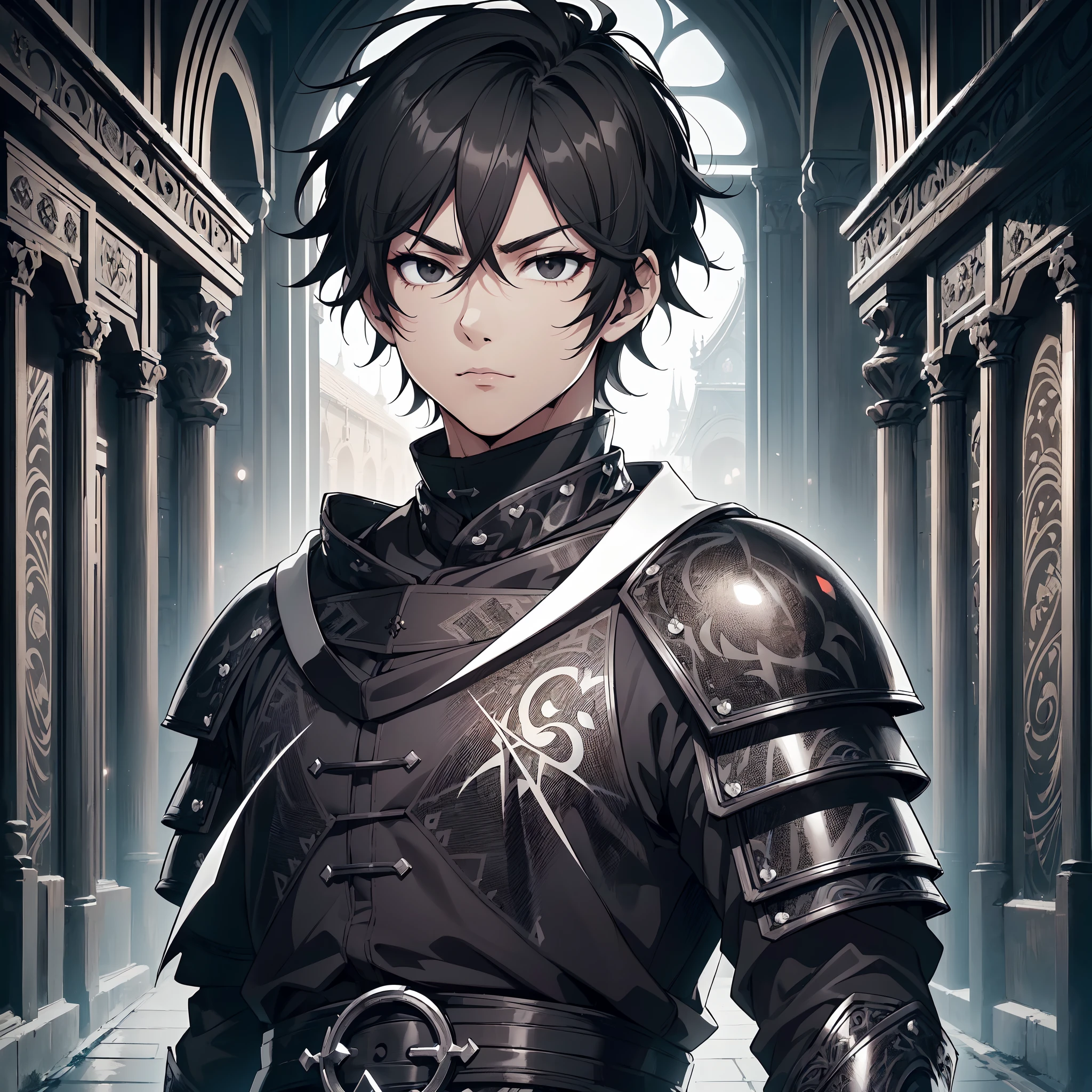 128K Ultra High Definition,
128K Ultra High Quality,
128K Ultra High Resolution,
Best Definition,
Best Quality,
Best Resolution,
Perfectly Detailed,
Perfectly Designed,
Extremely Detailed,
Extremely Designed,
Hyper Detailed,
Hyper Definition,
Hyper Quality,
Hyper Resolution,
Masterpiece,
(((Anime))),
Body Shot,
(((Boy))),
Handsome,
Muscular Body,
(((Black Short Hair))),
(((Black Eyes))),
(((Hyper Detailed & Perfectly Designed With Ultra High Quality Black Obsidian Engravings Ninja Armor))),
(((Inside Of Medieval Royal Palace Background Scenery))),