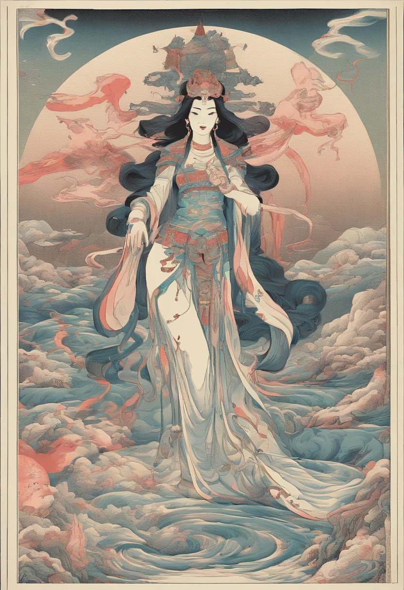 Chinese mythology,Mountain and Sea Sutra,cow head,(((One-legged))),((Spit fire in the mouth)),moor,tmasterpiece,Best picture quality,super-fine,Super magical,ultra - detailed,8K分辨率,OC renderer,dynamic viewing angle