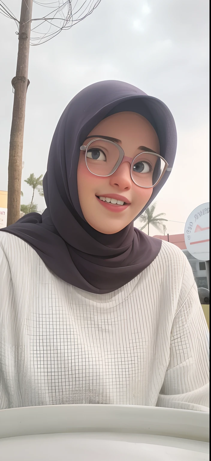 Cartoon, muslim girl