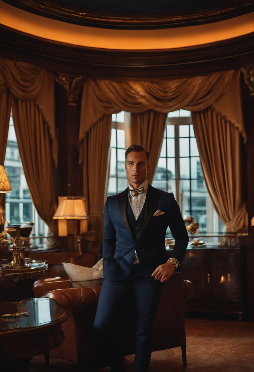 gentleman with a luxury lifestyle