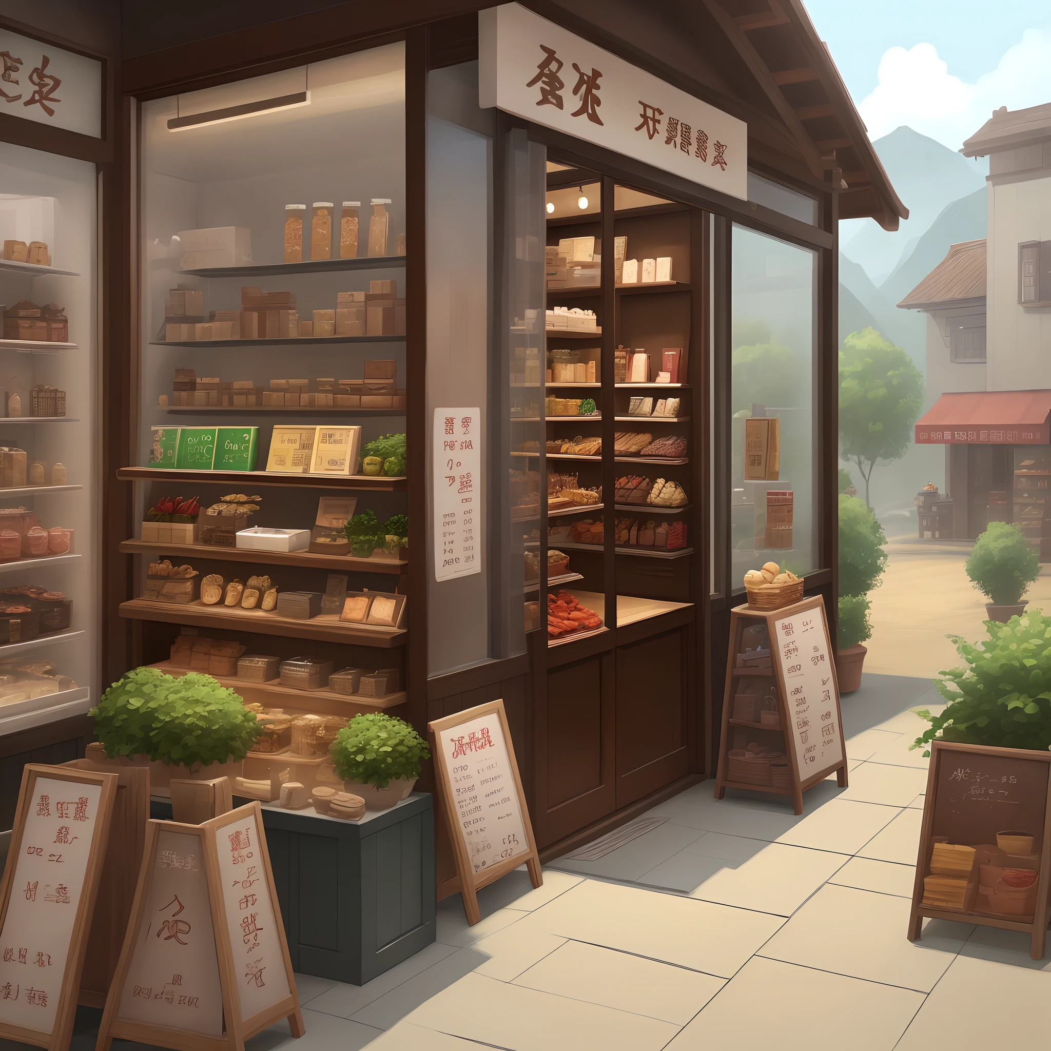 Xiaoman The shop is small and fresh