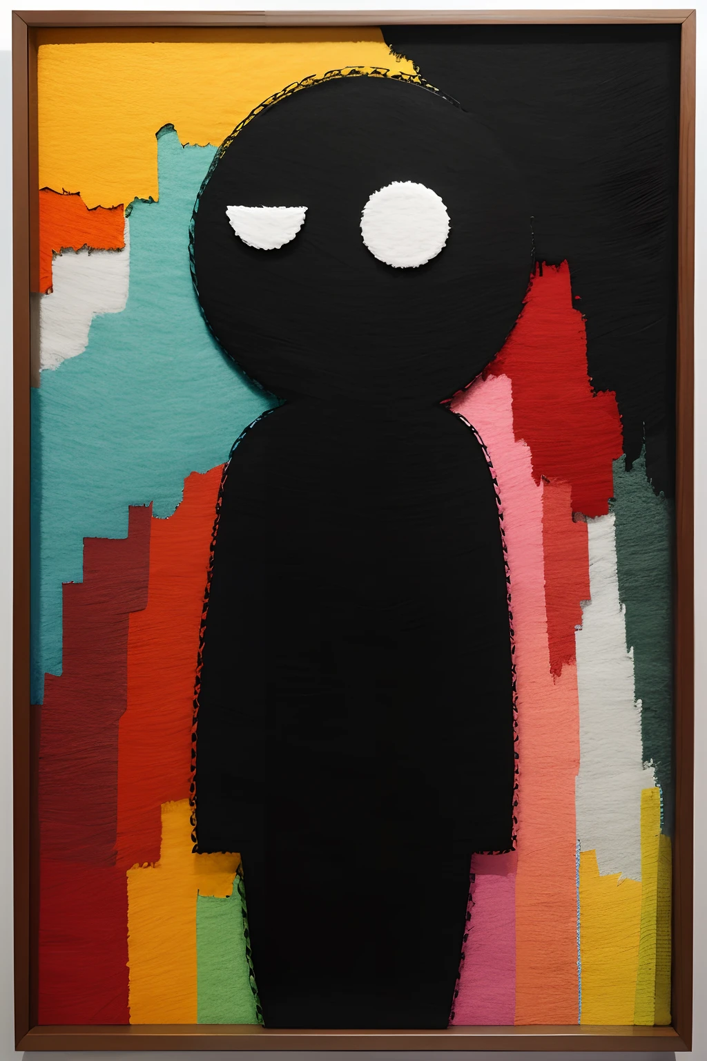 felt，fiber，Don't be human，Graphic art works，abstracted，، simple