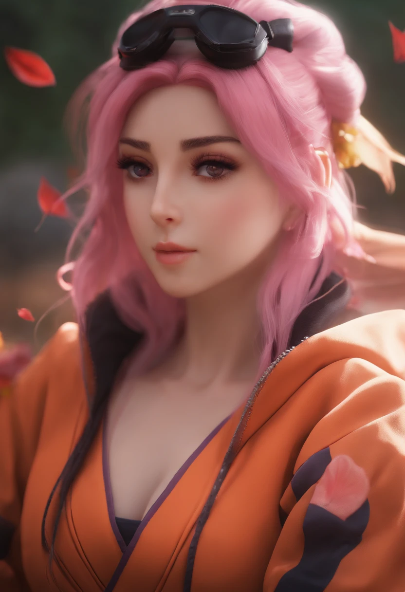 melhor qualidade,4k,8k,alto,master part:1.2),ultra-detalhado,Realistic:1.37,Sakura do anime Naruto nua pelada se masturbando sexy realista 3d