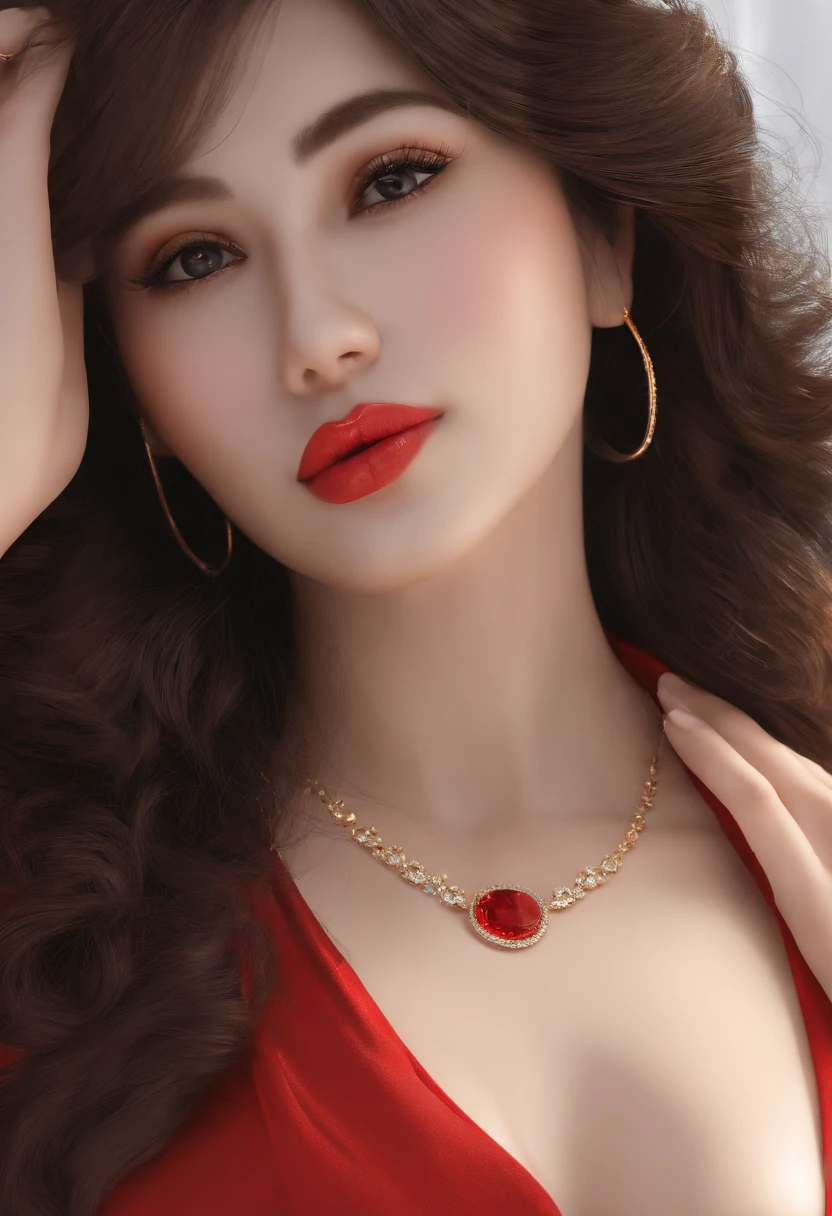 (pureerosface_v1:0.7), (8K, top-quality), Unconscious, opened eyes,  Detailed finger, marriage ring, hight resolution, Original, (flat-colors:0.9),(colourfull:1.1),(​masterpiece:1,2), top-quality, ​masterpiece, hight resolution, Original, highly detailed wallpaper, Viewer's Perspective,  portlate, (A MILF), 40 years, Mature Woman Body Set, Exposing breasts, A slight smil, Staring at this, big areolae, Black nipples, Natural wrinkles, Ultra-realistic, Natural Skin, Natural hair color, Huge ass, Saggy udder, bright red lips,used condom on