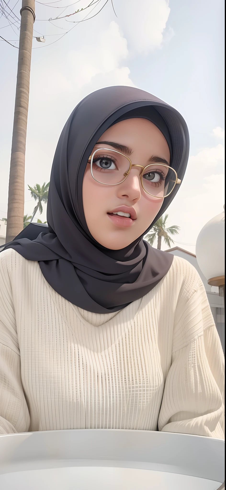 masterpiece, best quality, ultra high res, muslim girl