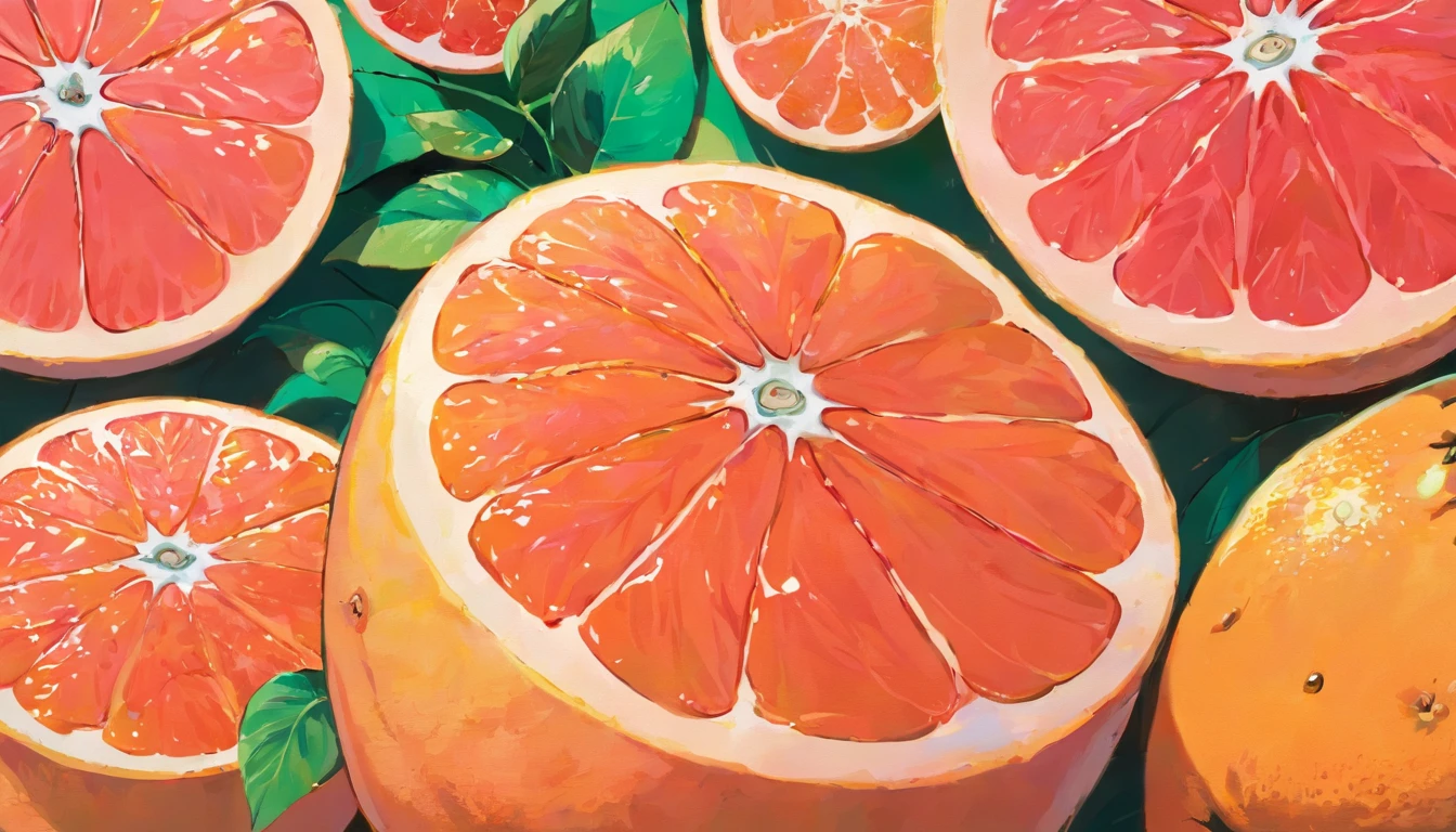 Close-up of grapefruit