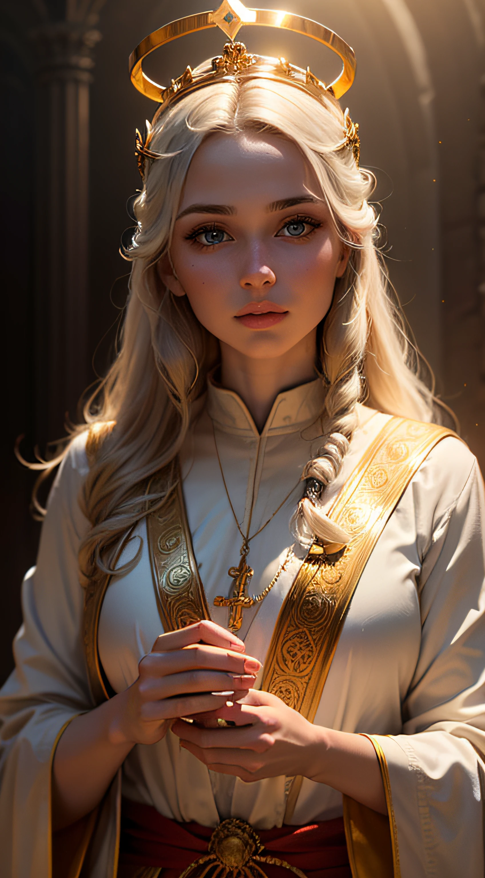 "(best quality,4k,8k,highres,masterpiece:1.2),ultra-detailed,(realistic,photorealistic,photo-realistic:1.37),detailed face,detailed eyes,detailed lips,long eyelashes,Lazarus from the bible,Jesus Christ,talking conversation,Majestic atmosphere,Majestic aura,Holy lighting,divine presence,golden light,halo,heavenly glow,surrounded by light,glorious scene,sacred moment,holy encounter,spectral radiance,supreme holiness,divine connection,divine communion,biblical narrative,transcendent power,ethereal brilliance,supernatural essence,sacred embodiment,dignified posture,wise countenance,soothing voice,divine grace,spiritual enlightenment,harmony and peace"