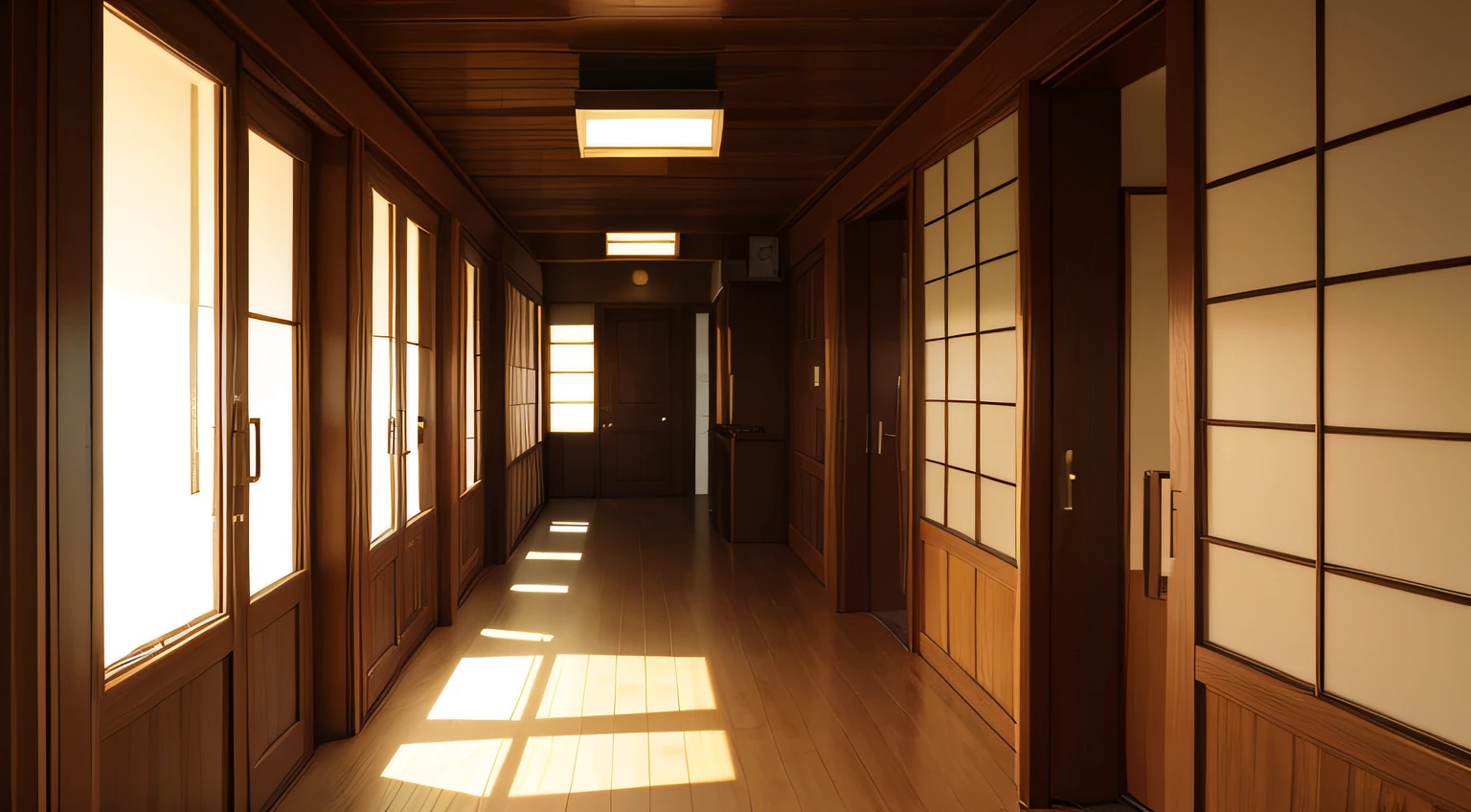 a house、hallway、natta