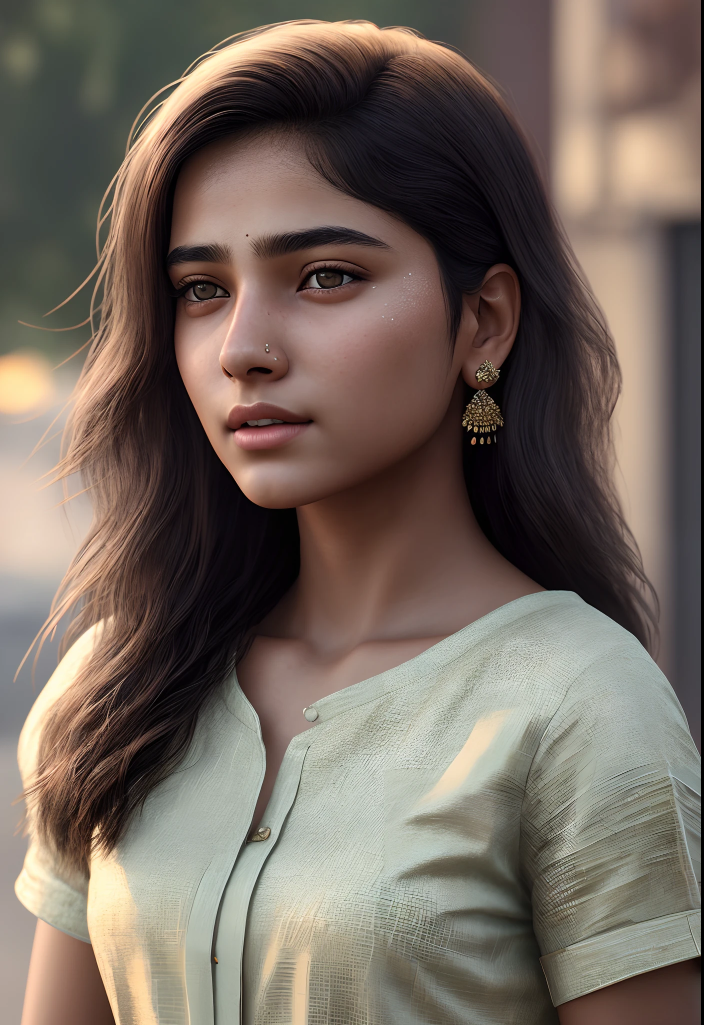 Indian woman in saree