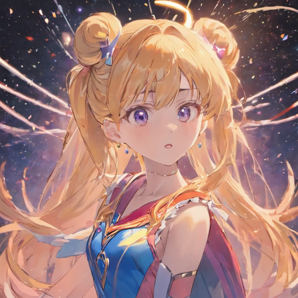 Sailor Moon Usaki Tsukino looks at you intently with amazement and anticipation. Ultra-detailed paint and epic visuals in 16K resolution. epics, imagens surreais e bonitas. efeito surpreendente, Em termos de fidelidade visual,The image looks very sharp, absolutamente excelente. Vivid and clear. Supergigantescos seios. Glitters. Devastador. Super nice pencil shadows. beautiful face. hiper HD. processar duas vezes.