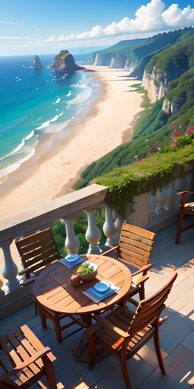 top-quality))、((​masterpiece)、Terrace Coast