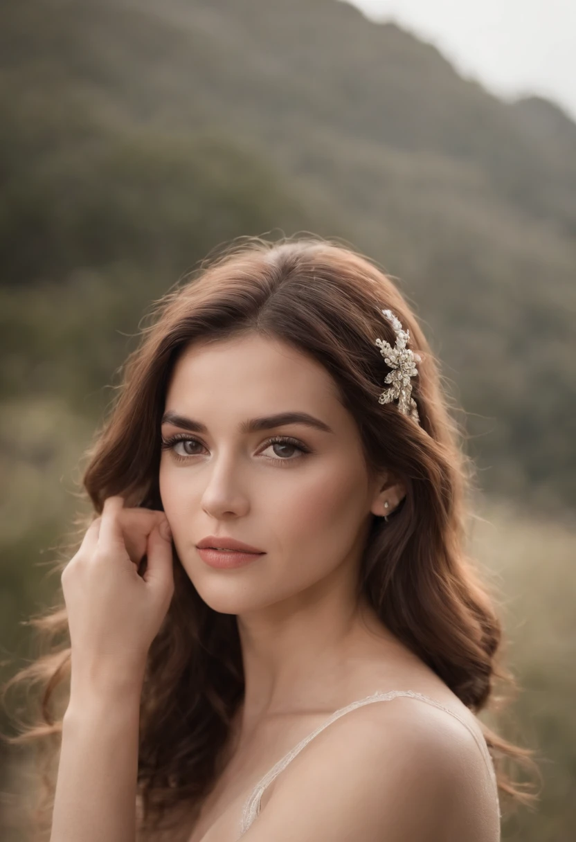 master part, Altas, captura de tela, best quality, 1girl, (cicatriz no olho esquerdo), jaqueta cropped branca, altamente detalhado, rule of thirds, jewelries, cabelos longos, franja, cabelo entre os olhos