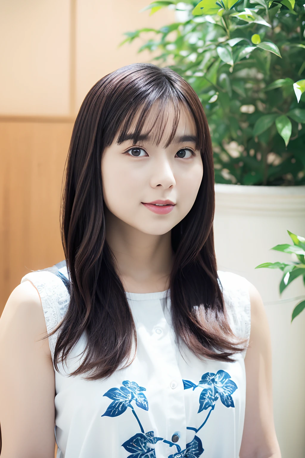 (realisitic、Photorealsitic:1.37)、(​masterpiece、top-quality:1.2)、(超A high resolution:1.2)、(Raw photography:1.2)、(foco nítido:1.3)、(Face Focus:1.2)、(Ultra detailed CG unified 8k wallpaper:1.2)、(Beautiful skin:1.2)、(pale-skinned:1.3)、(hyper-sharp focus:1.5)、(Ultra Sharp Focus:1.5)、(Beautiful clean face:1.3)、(Ultra detailed backgrounds、detailedbackground:1.3), bokeh dof、depth of fields、BREAK、 Very cute and beautiful Japan women pictures、(22year old:1.1)、Portrait of a girl with a bright smile、((Full body shot:1.2))、Curvy body type:1.4、thicc thighs:1.4、gargantuan butt、long legged、Wearing thin white short curtains、curvy body、Looking through big:1:4、