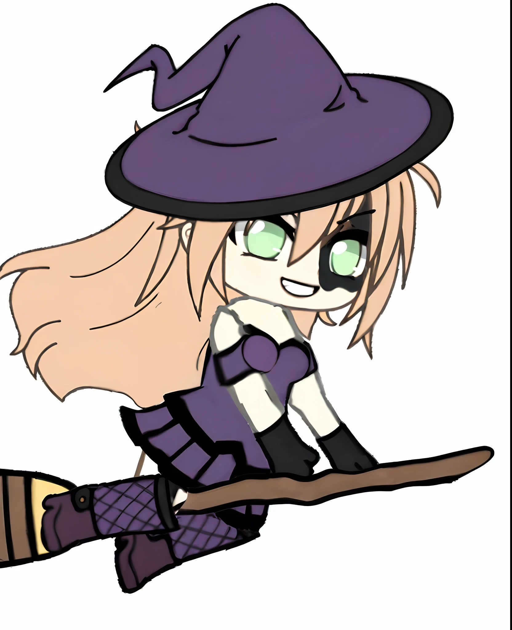 Acre, 1girl, hat, witchy_hat, Open_mouth, 独奏, witchy, school_uniform, broom, luna_nova_school_uniform, teeth, Dress, holding, wallside, Long_Sleeves, v-shaped_eyebrows, Robe, Wide_Sleeves, olhando_at_Viewer, Pale_Skin, band, knee boots, umbrella, Smile, broom_riding, the anime_coloring book, Shirt, neck_band, hood, higher_teeth_soli, collared_Shirt, Staff Smile