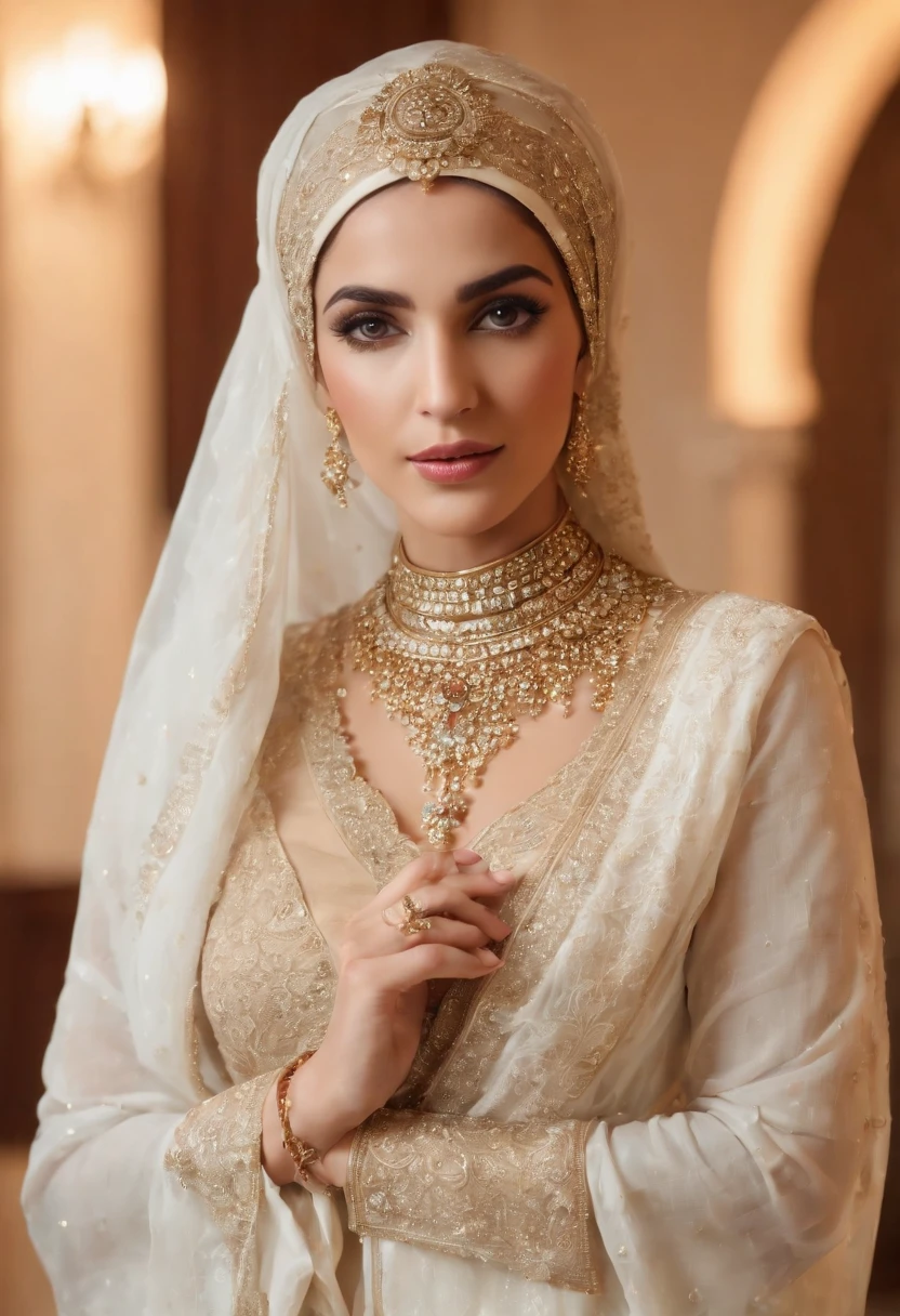 (masterpiece), best quality, expressive eyes, perfect face, Arabian, details, party,Birthday party, with mother and men surrounding her, Hijab, big titts, full body massage Dubai UAE,  birthday party , dress short,table, standing,  , ,strapon on cockold, wife's and a husband, with out clothes,sex