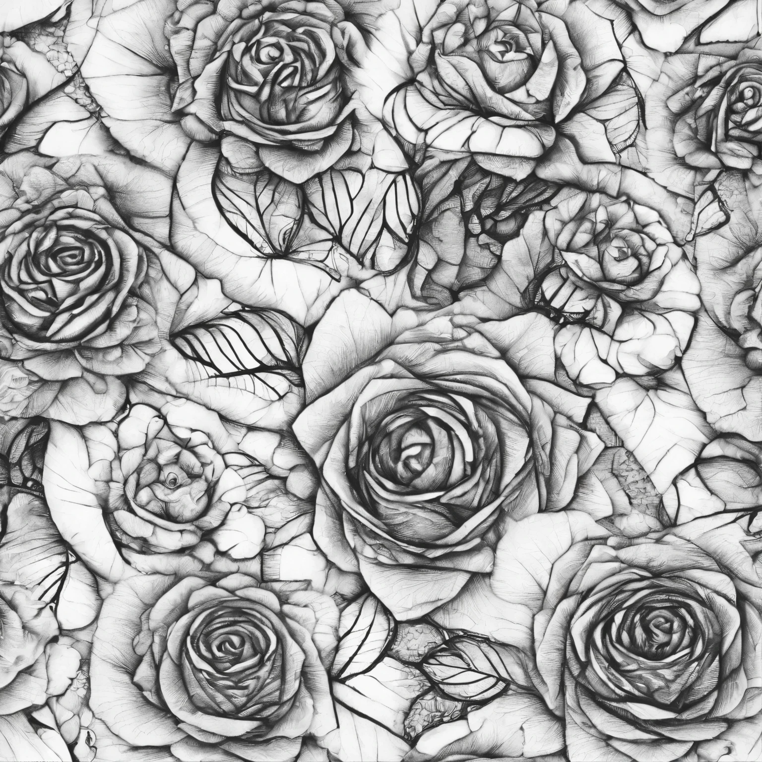 Multicolored roses:1.5,feather:1.3,top-quality,Best Quality,Beautiful and mysterious flowers,Extremely detailed,Fractal Art:1.3,Colorful:1.4,highest details,Zentangle:1.2,psychedelic,Dynamic,Complex background&Abstract:1.3